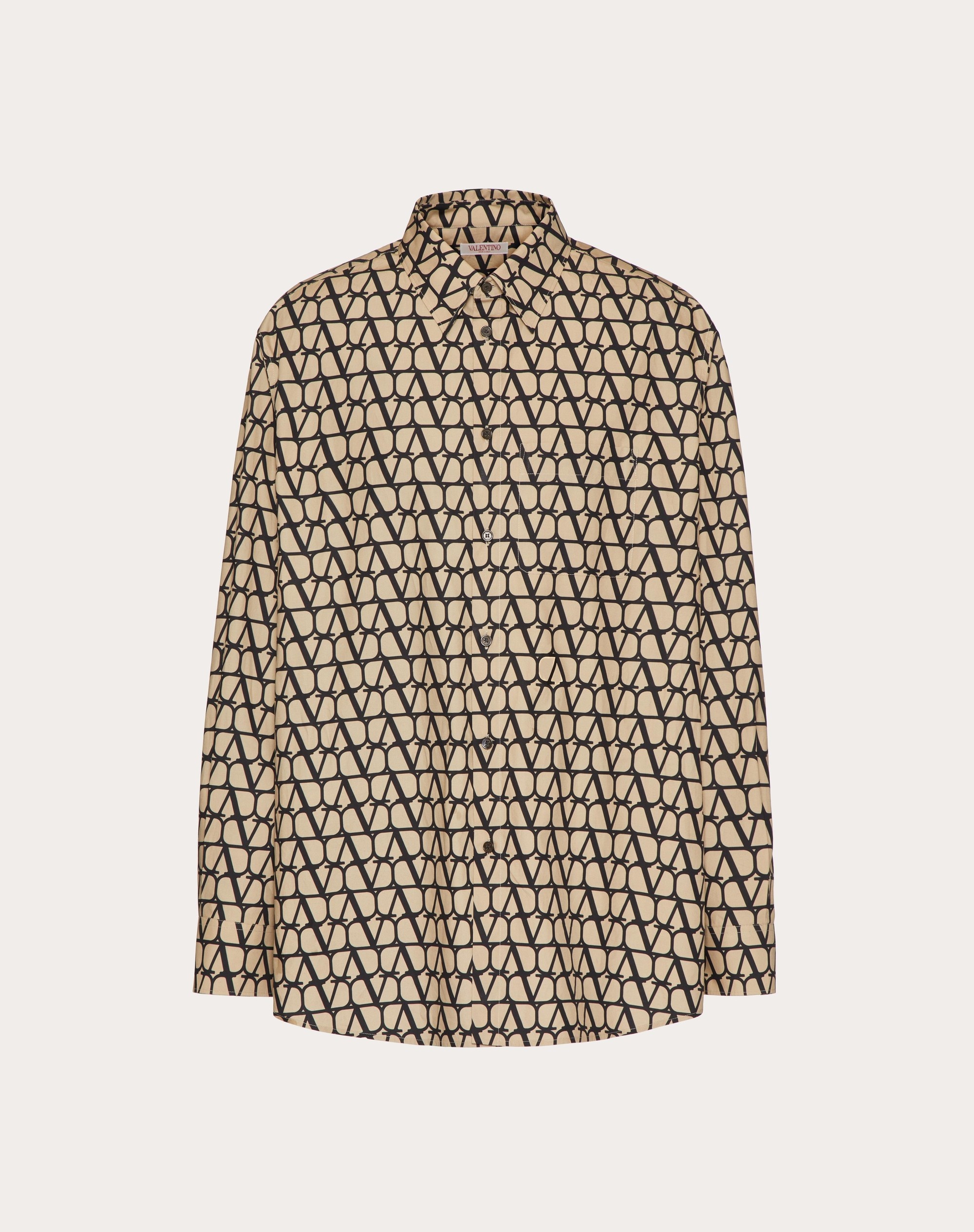 VALENTINO - Long Sleeved Cotton Shirt