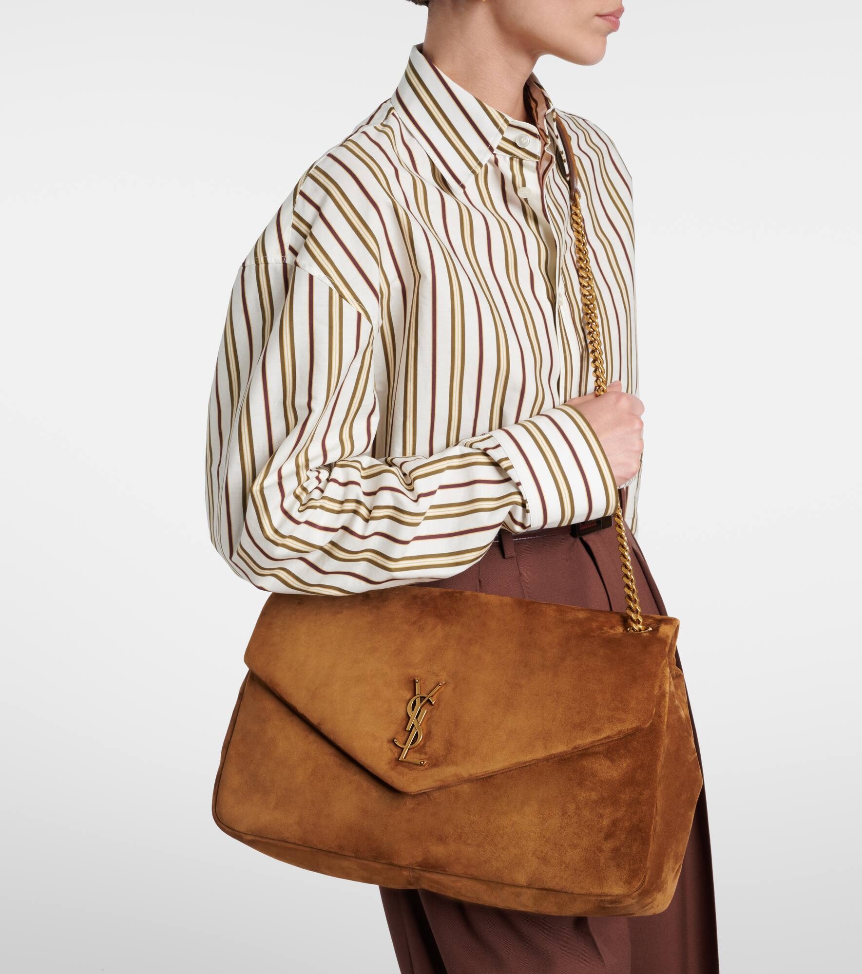 Calypso Large suede shoulder bag - 7