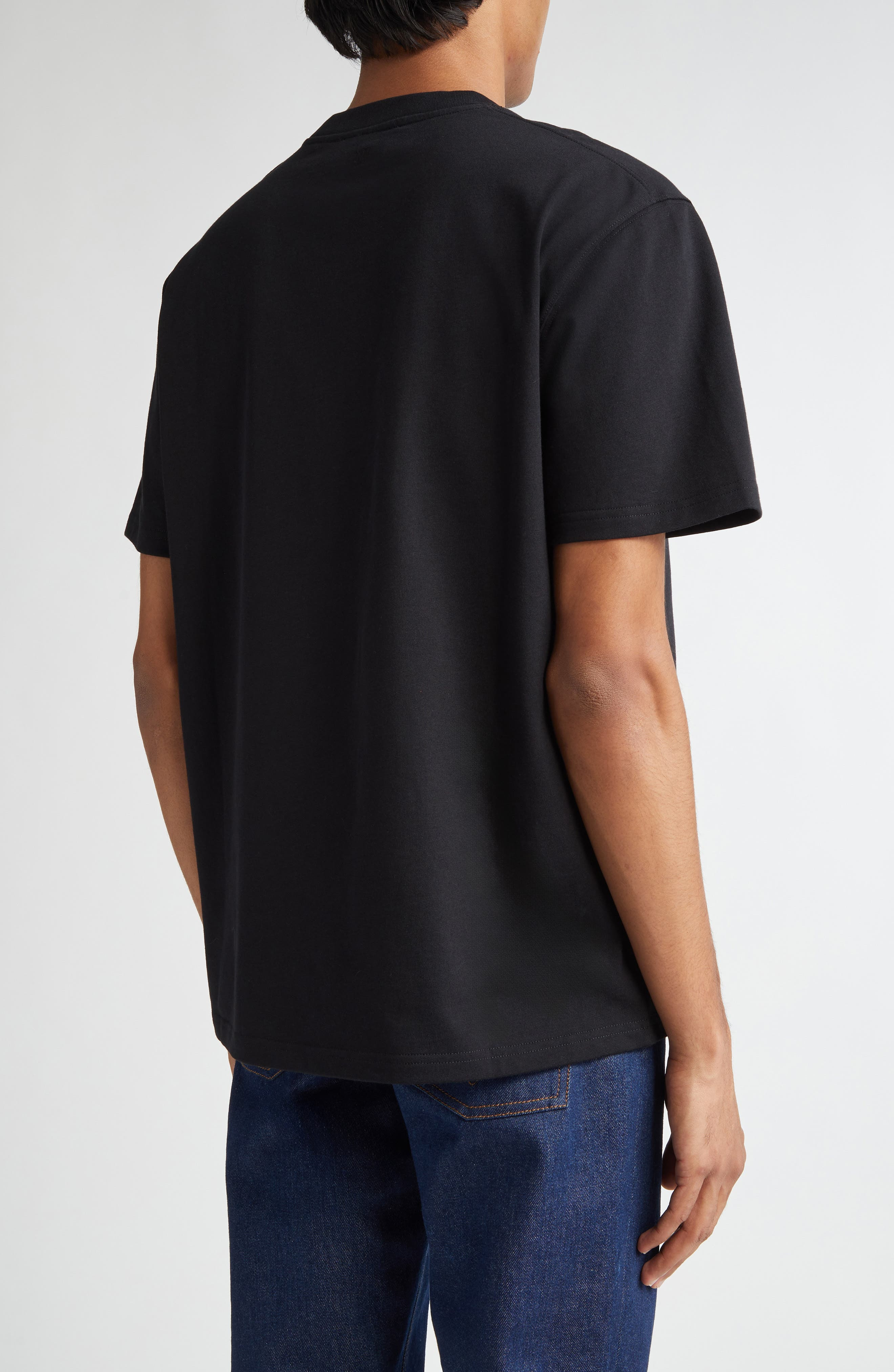 AMI PARIS Ami de Coeur Cotton T-Shirt in Black at Nordstrom - 2