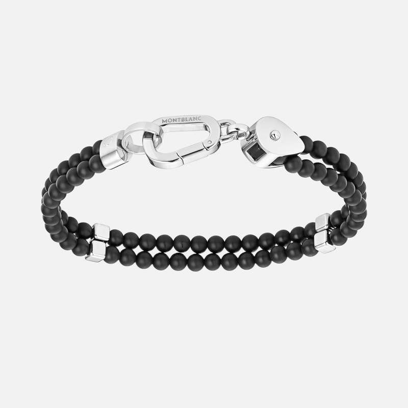 Wrap Me Bracelet Duo Onyx Steel 1