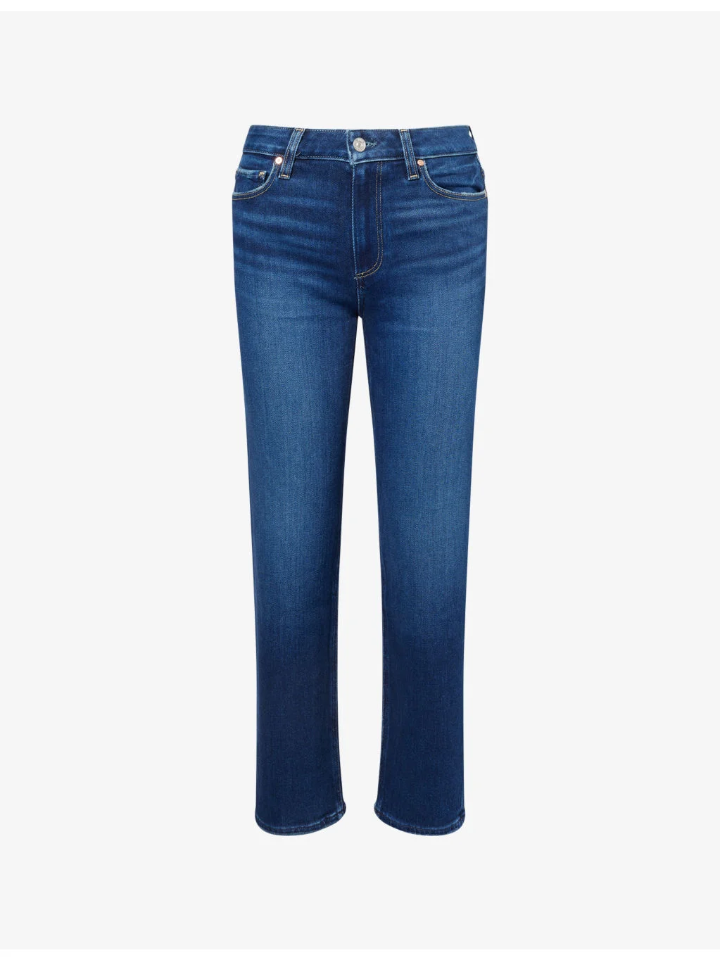 Mason Ankle Straight-Leg Mid-Rise Stretch-Denim Blend Jeans - 1