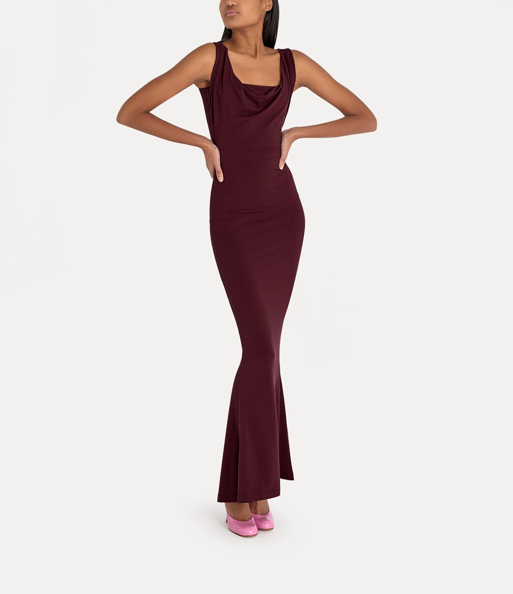 LONG LIZ JERSEY DRESS - 2