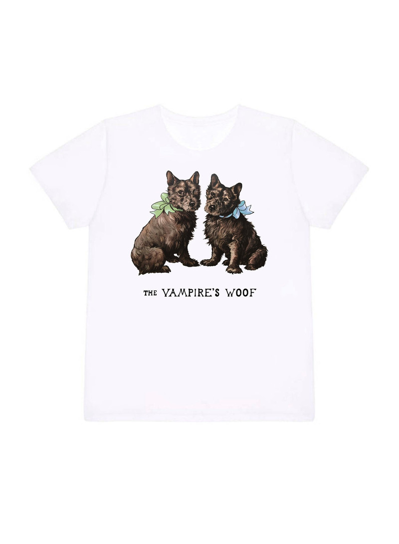 THE VAMPIRE'S WOOF! WOOF! T SHIRT 1
