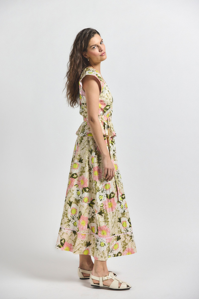 VICTORIA BELTED MAXI DRESS 5