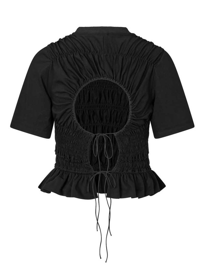 CECILIE BAHNSEN Oasis short-sleeved top outlook