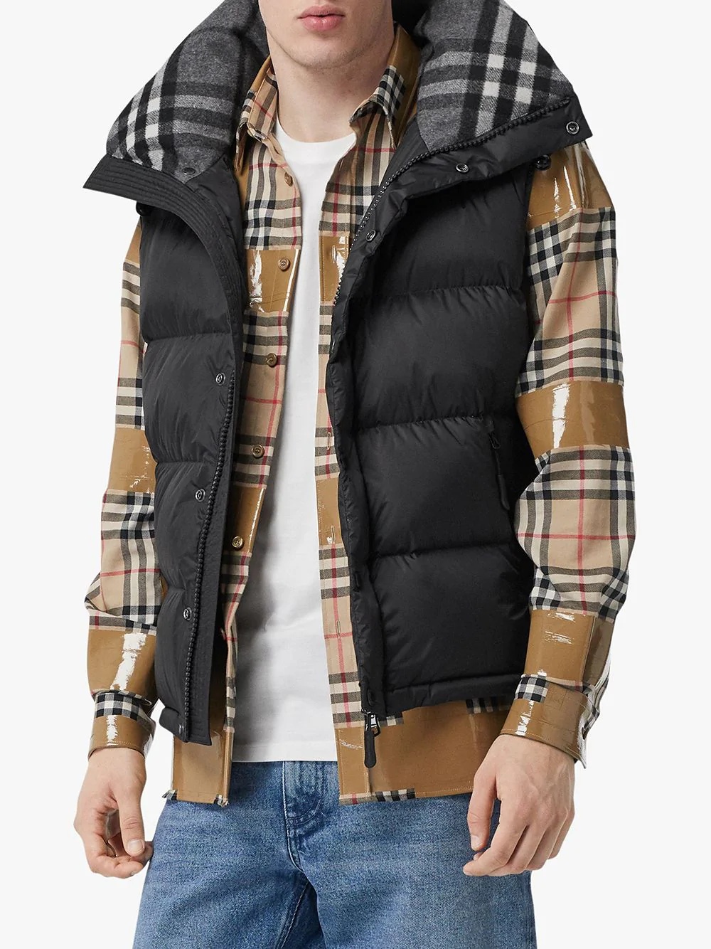 removable sleeve padded jacket - 6