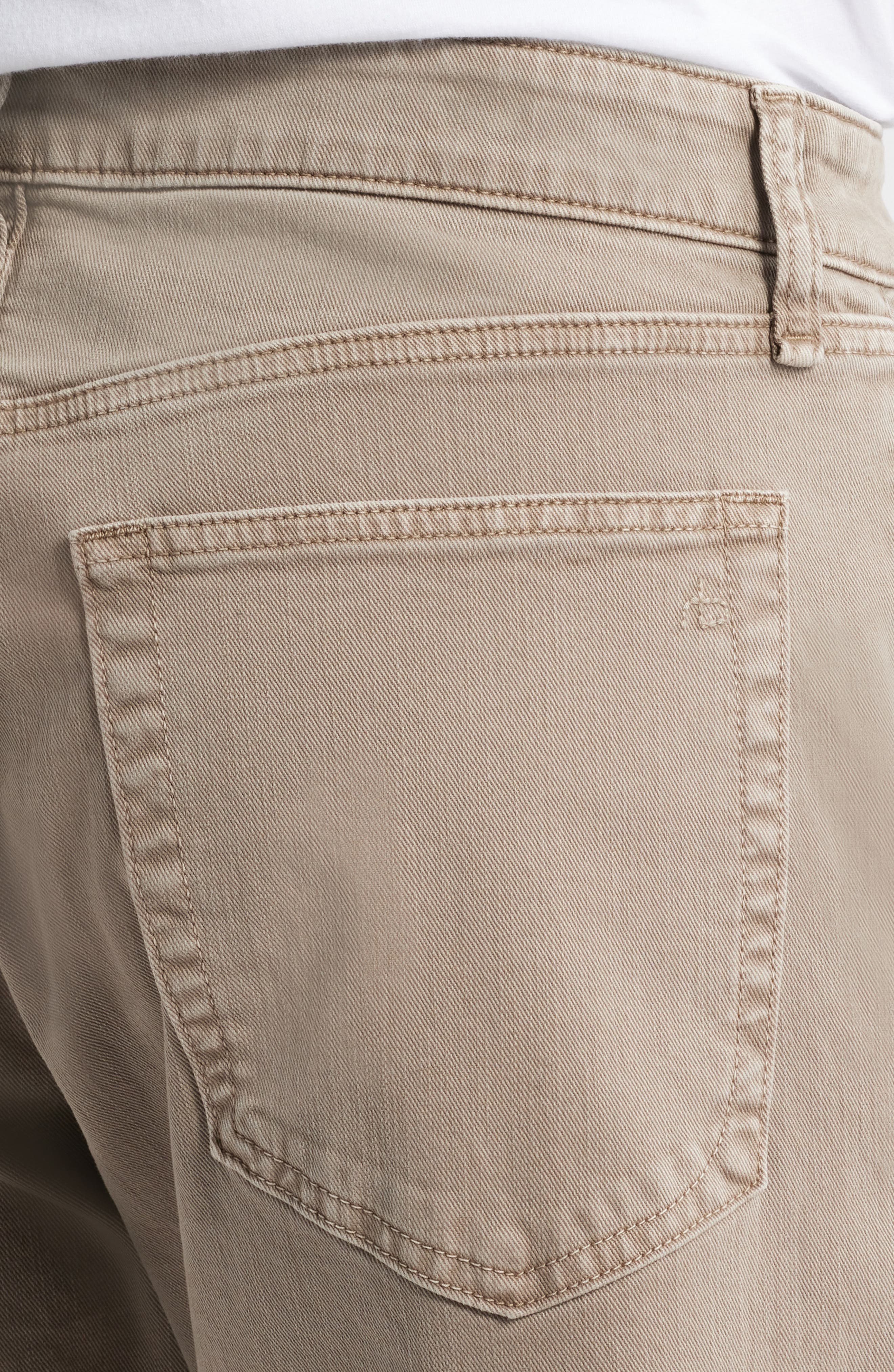 rag & bone Fit 4 Aero Stretch Straight Leg Jeans in Dark Taupe at Nordstrom - 4