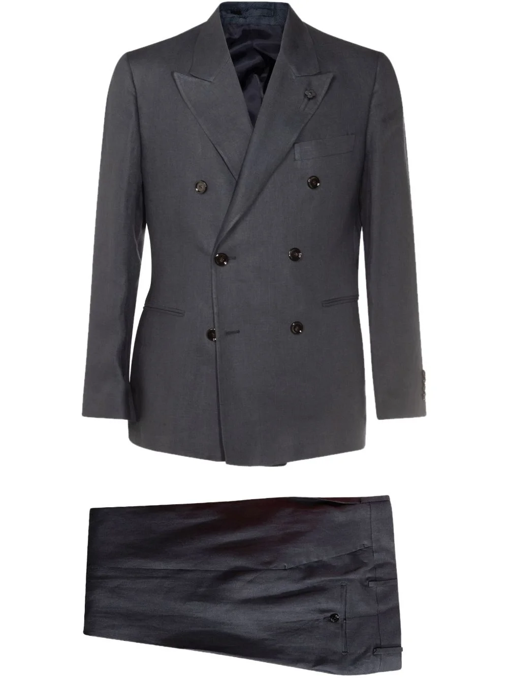 brooch-detail suit - 1