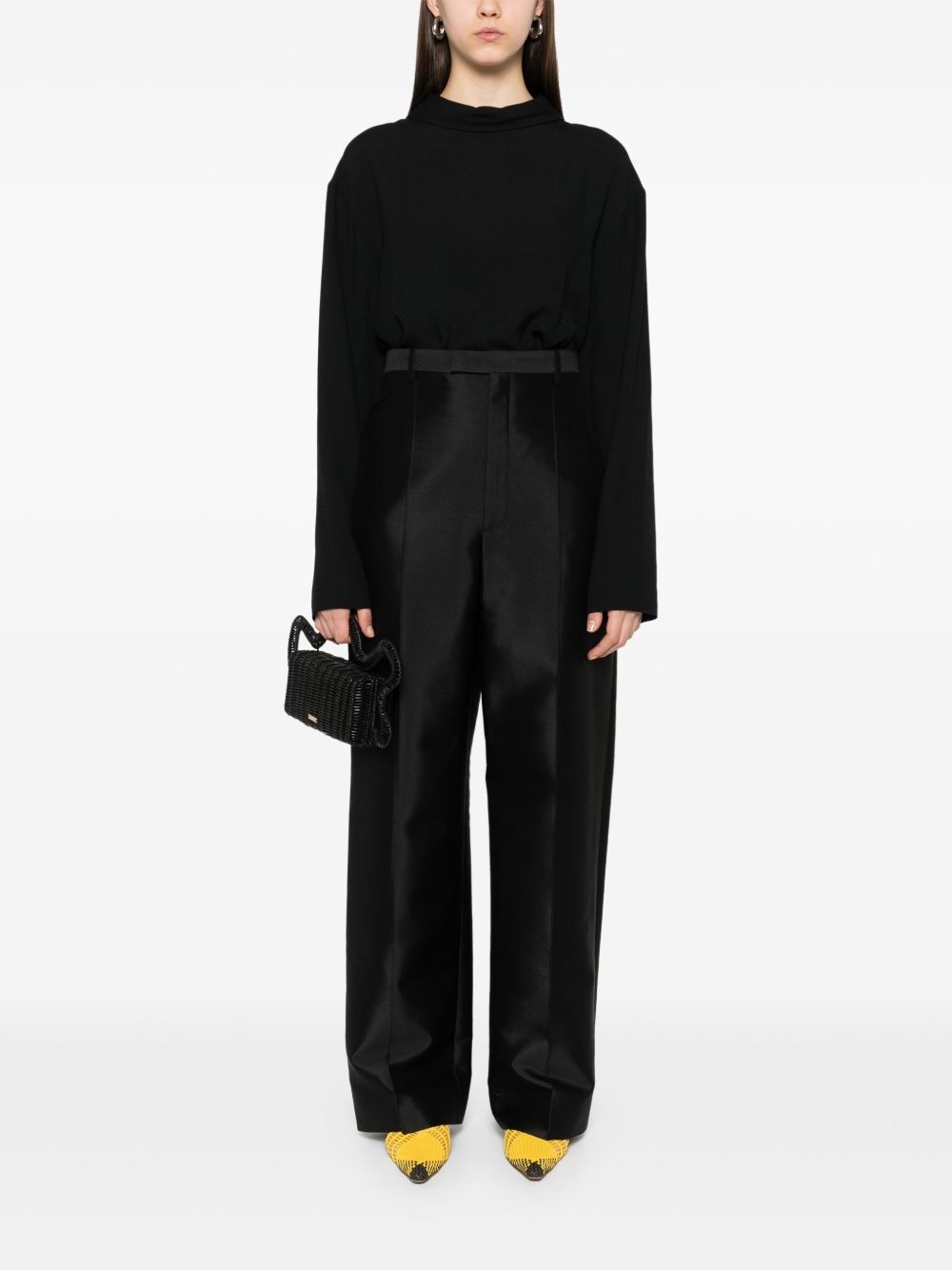 high-waisted trousers - 2
