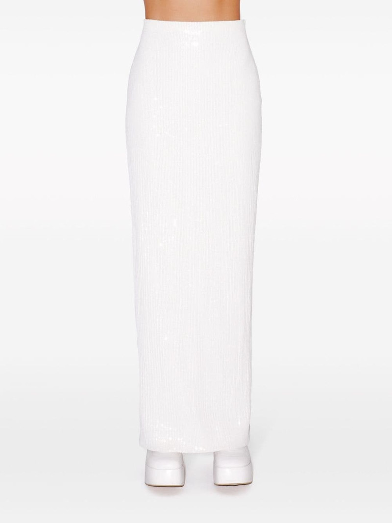 ROSETTA GETTY sequinned maxi skirt outlook