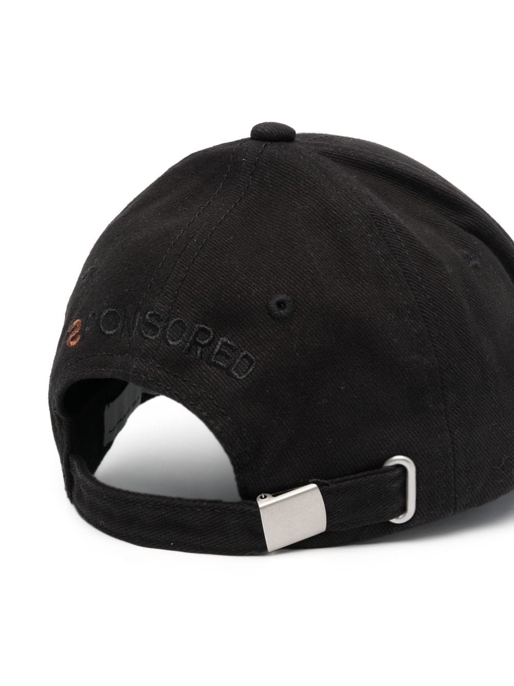 embroidered-logo cotton hat - 3
