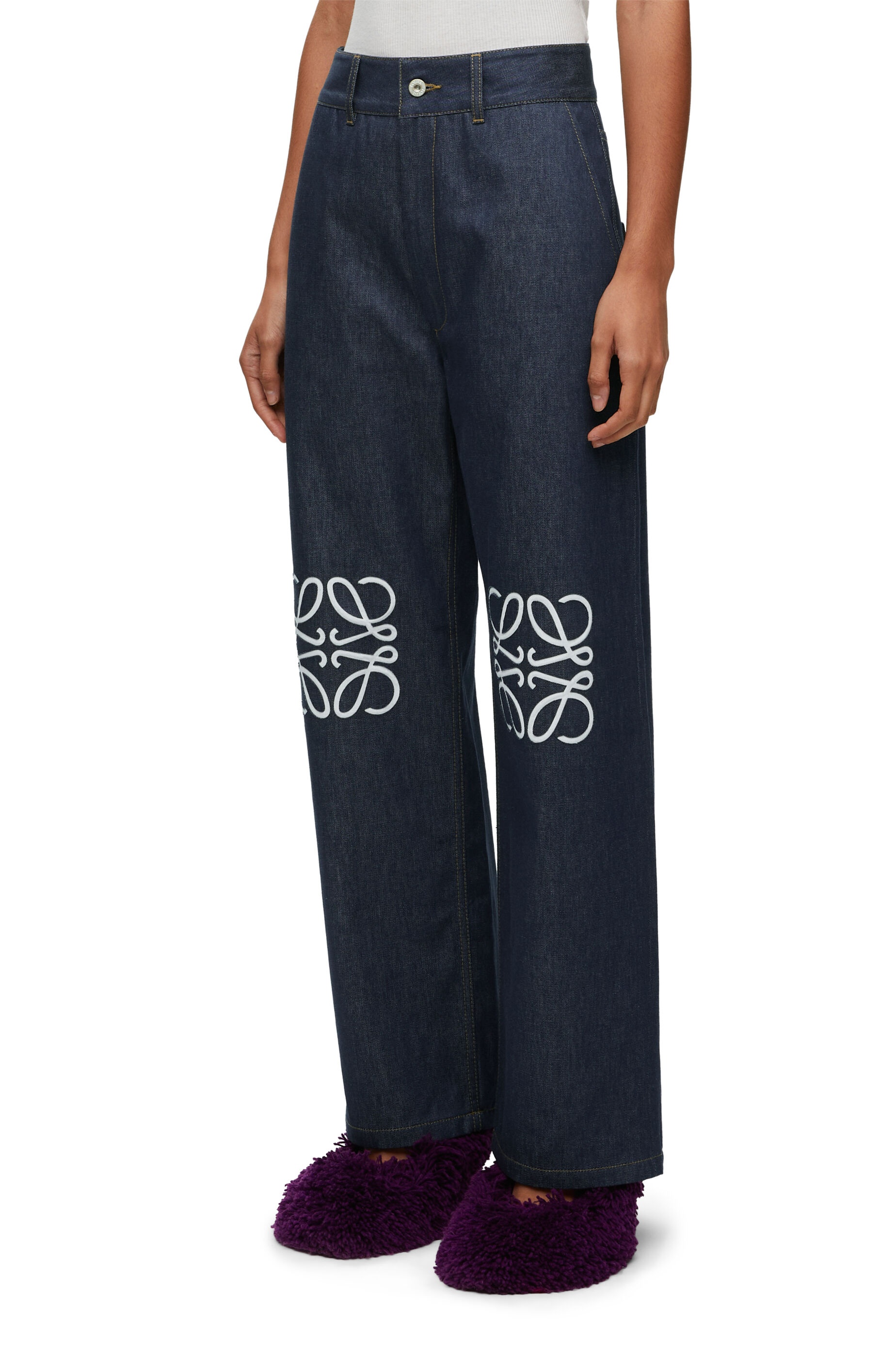 Anagram baggy jeans in denim - 3
