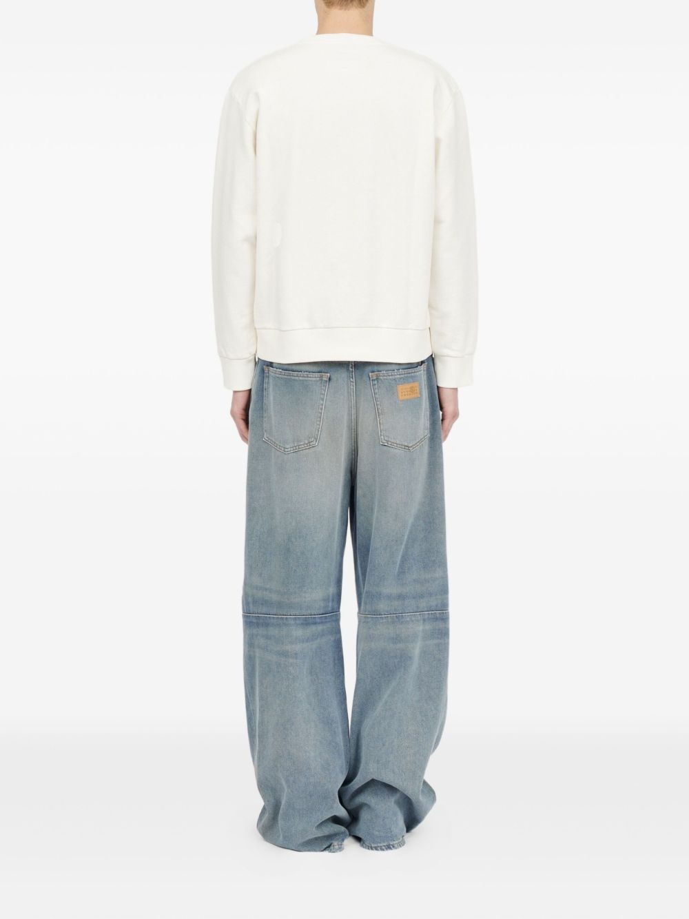 logo-patch sweatshirt - 4