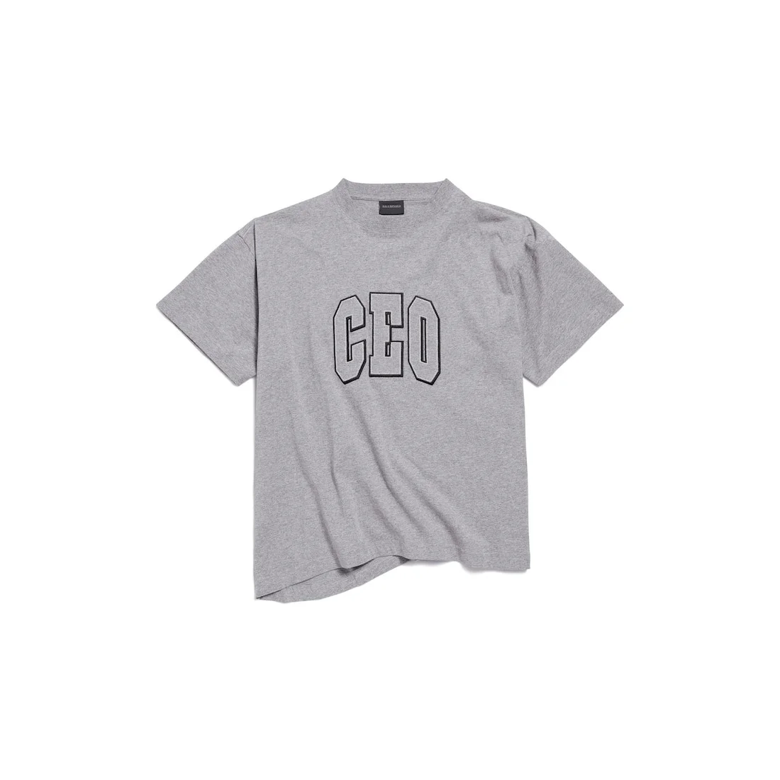 Ceo Team Logo Boxy T-shirt in Heather Grey - 1