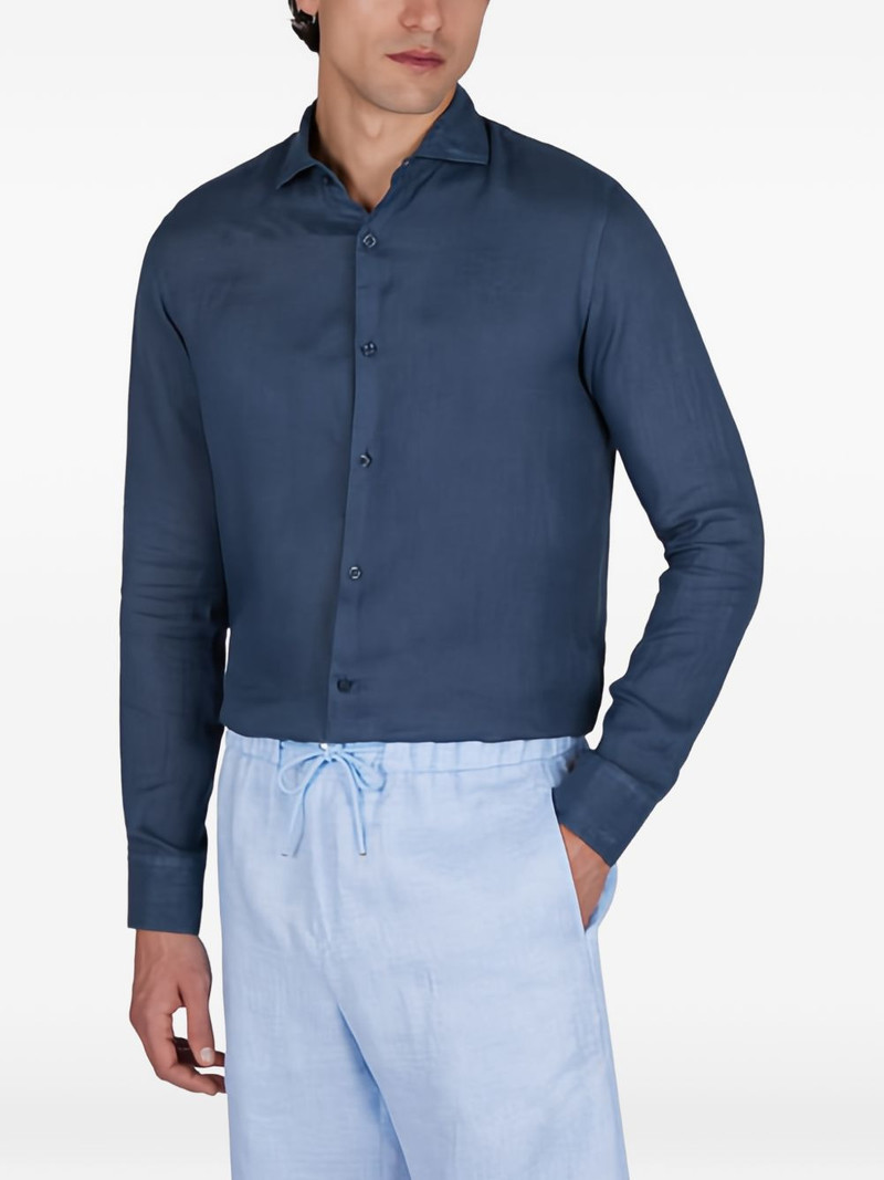 Paul & Shark garment-dyed linen shirt outlook