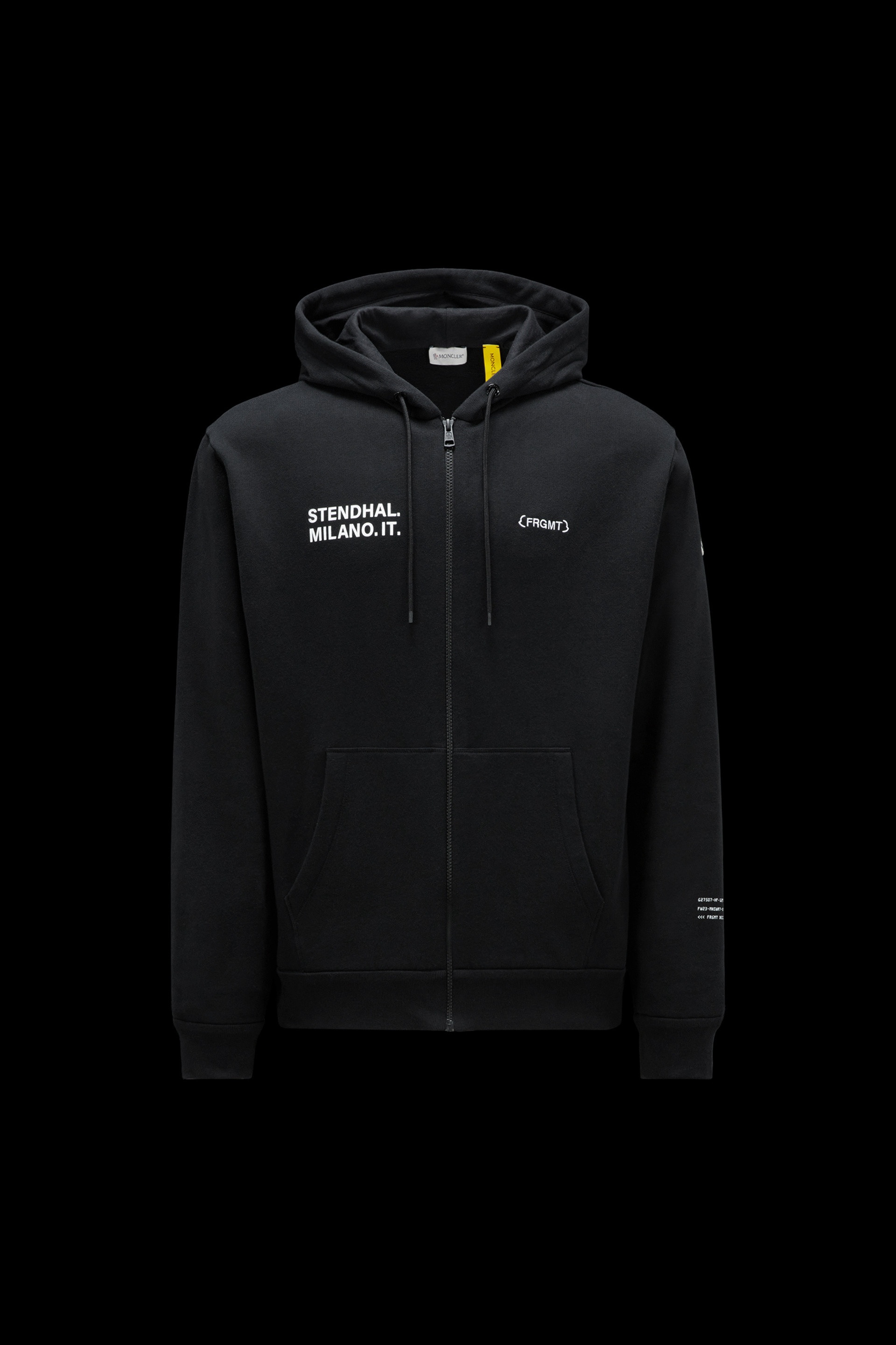 Moncler Logo Motif Zip-Up Hoodie | REVERSIBLE