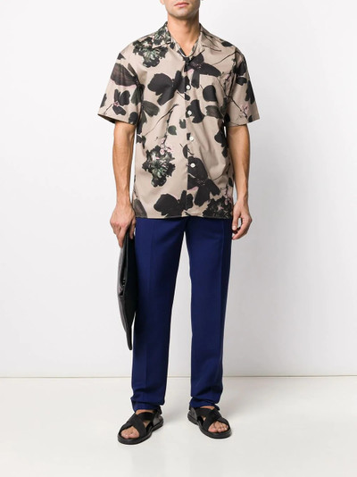 Alexander McQueen floral print short-sleeve shirt outlook