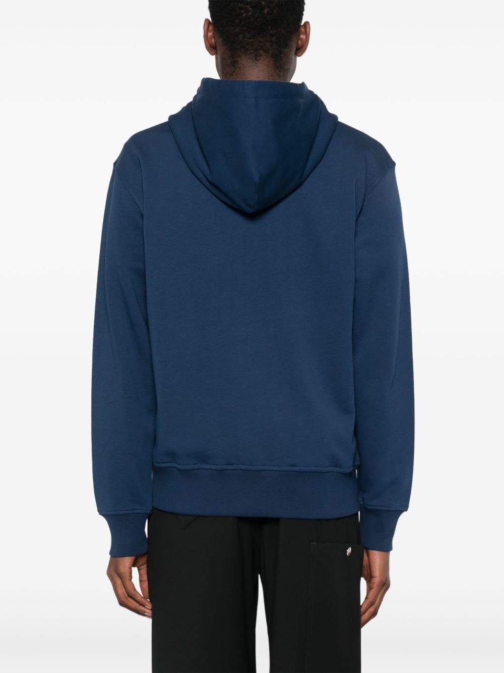 logo-embroidered hoodie - 4