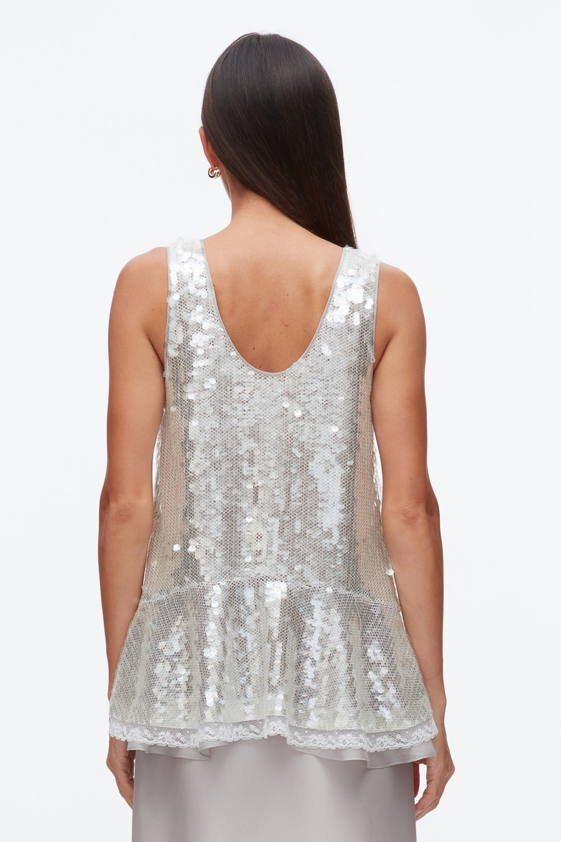 Sequin Tank with Bows 6