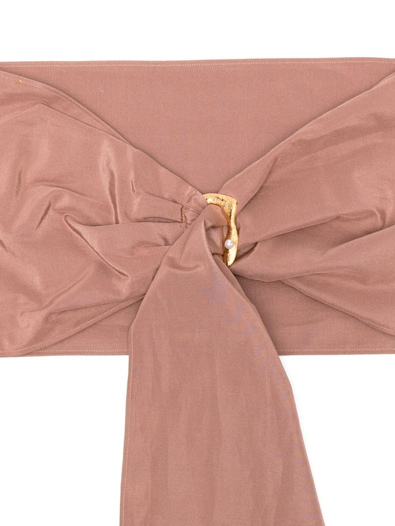 jewel buckle taffetas belt 3