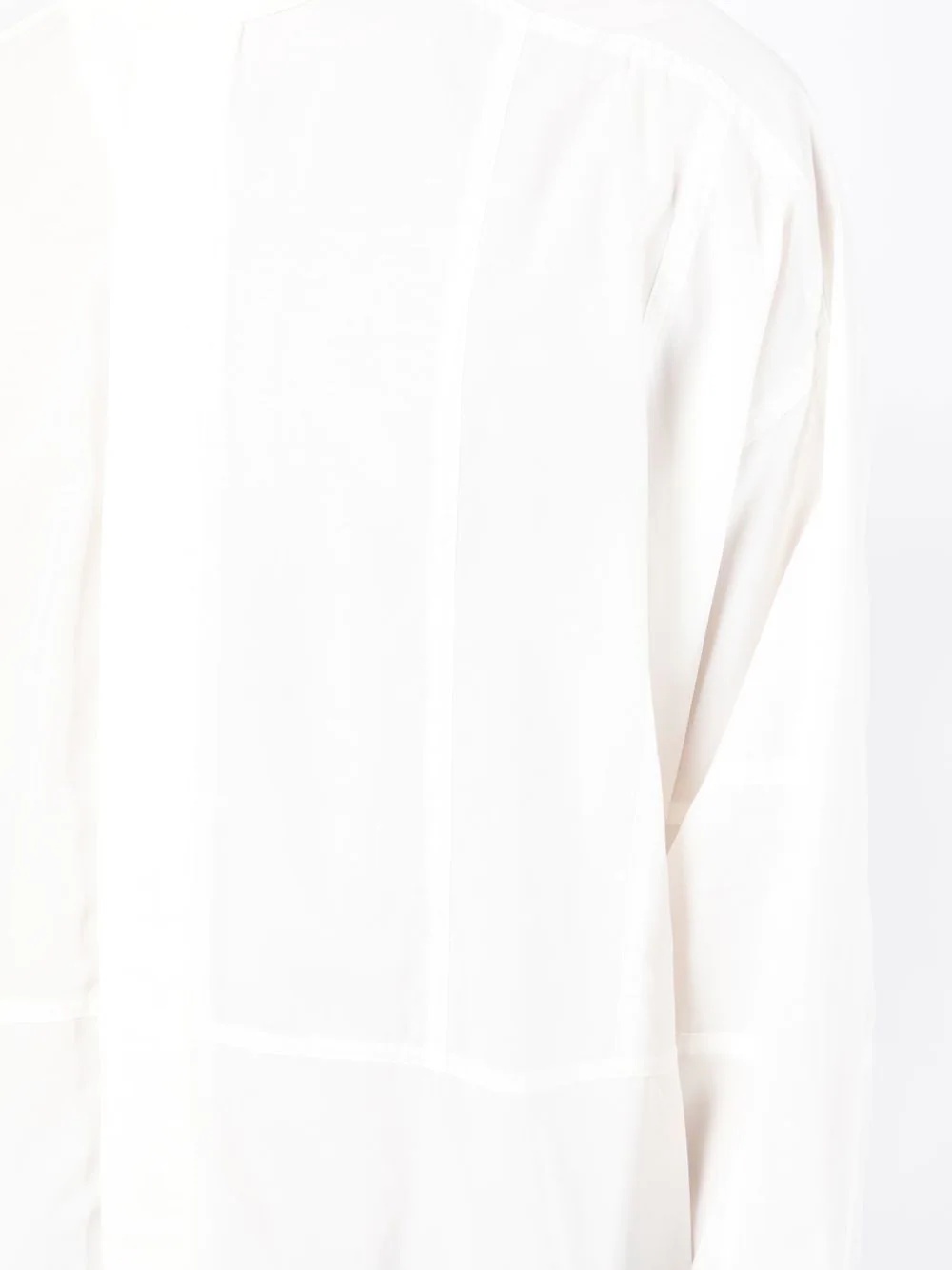 longline high-neck shirt - 5