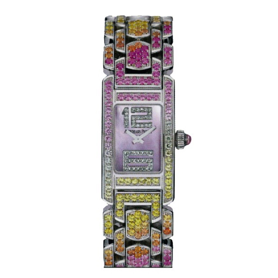 Audemars Piguet Promesse Multi-Colored Sapphire White Gold Ladies Watch 67465BC.YY.1189BC.01 - 1
