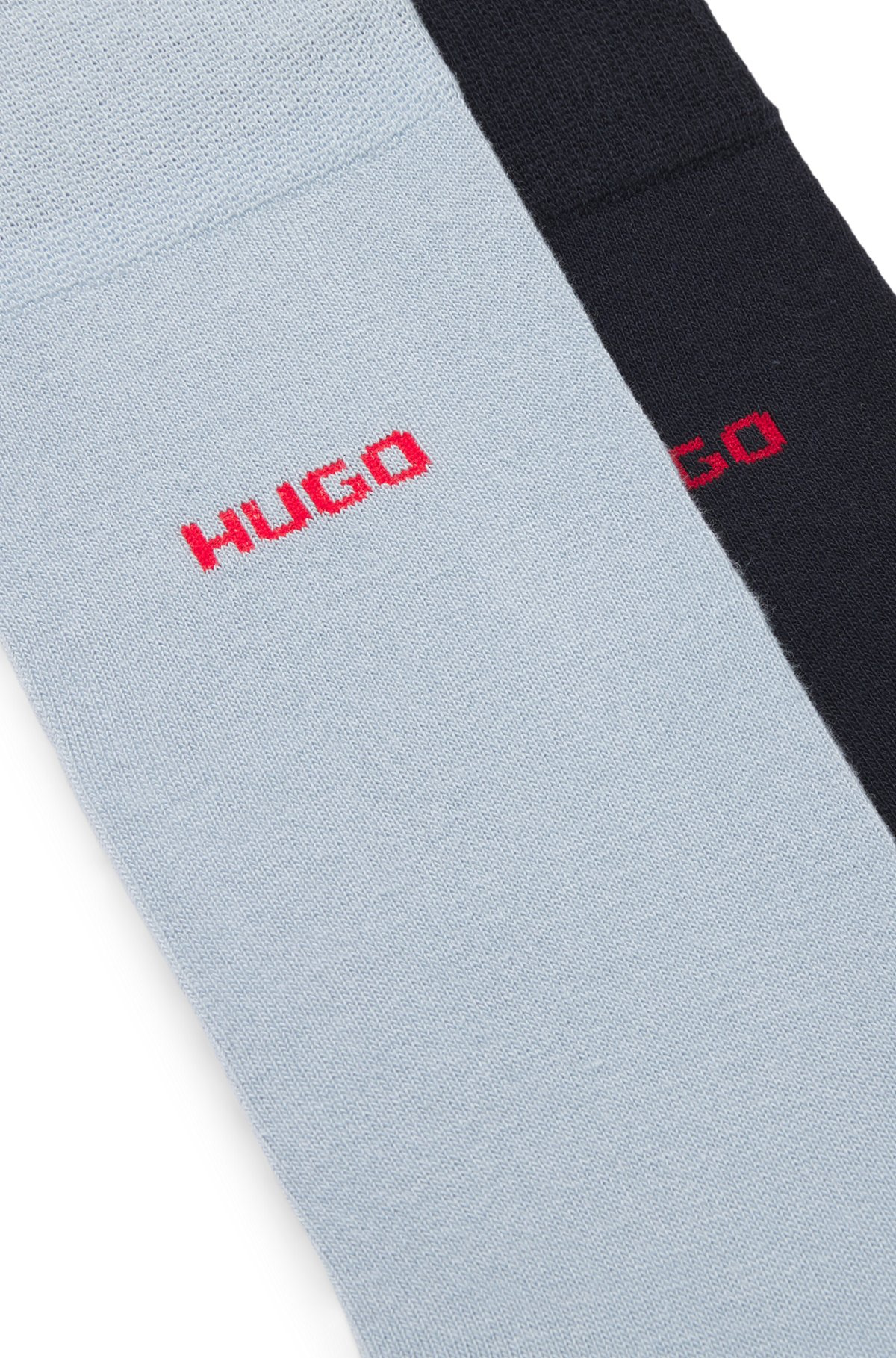 TWO-PACK OF REGULAR-LENGTH SOCKS IN STRETCH FABRIC - 2