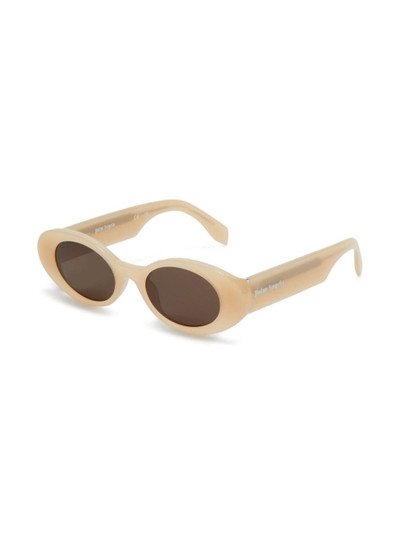 Palm Angels Gilroy oval-frame sunglasses outlook