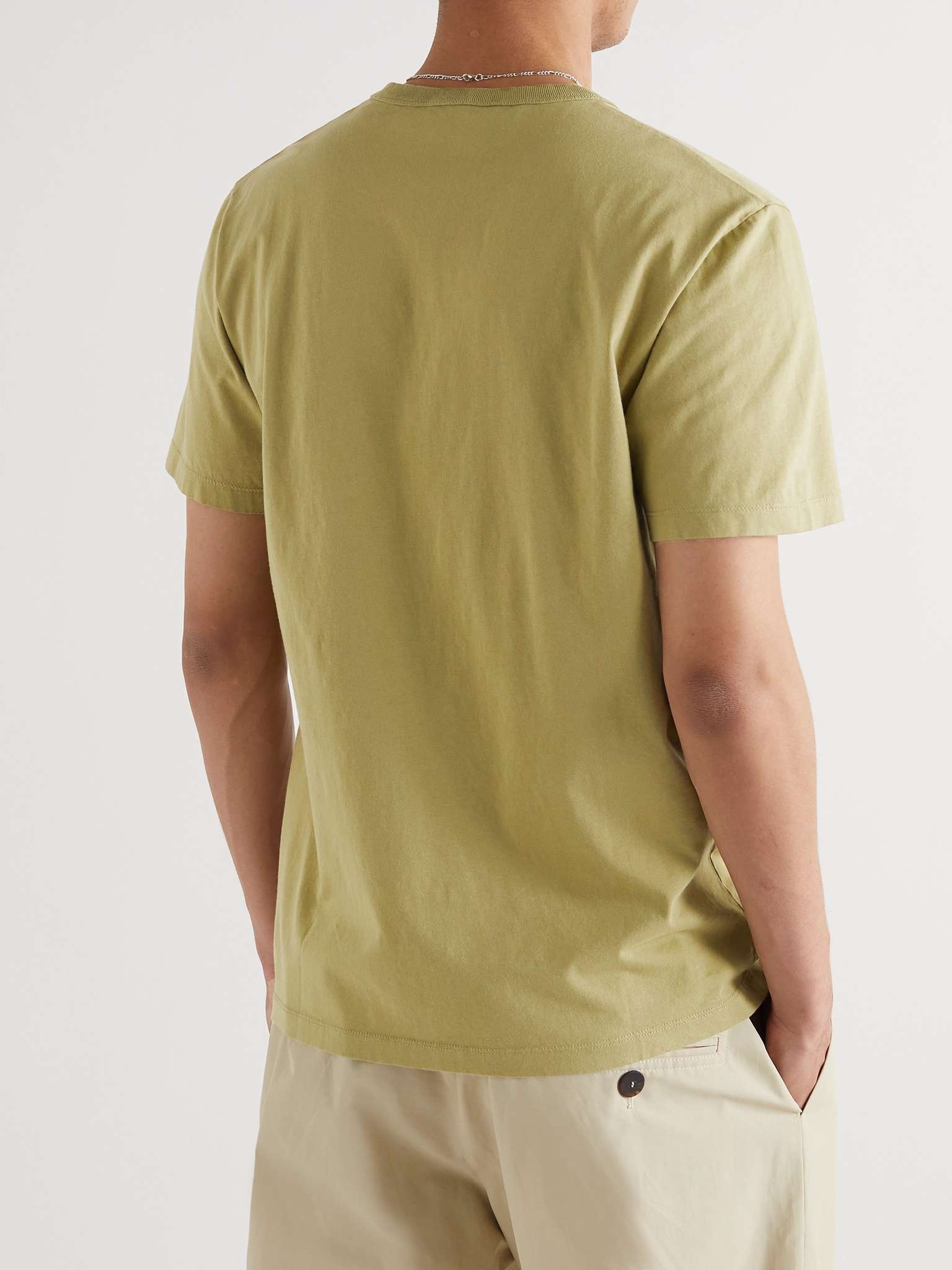 Logo-Appliquéd Cotton-Jersey T-Shirt - 4