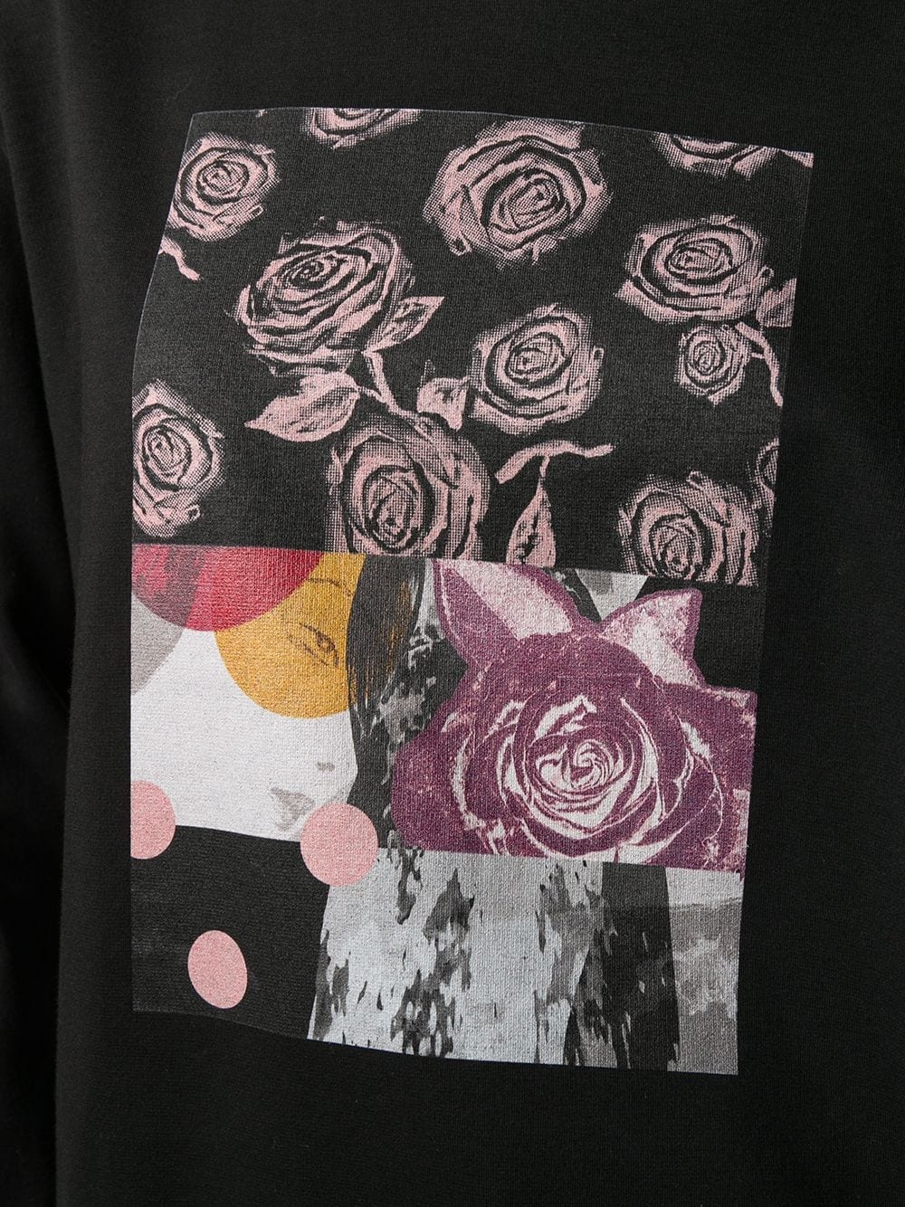 roses-print hooded sweatshirt - 5