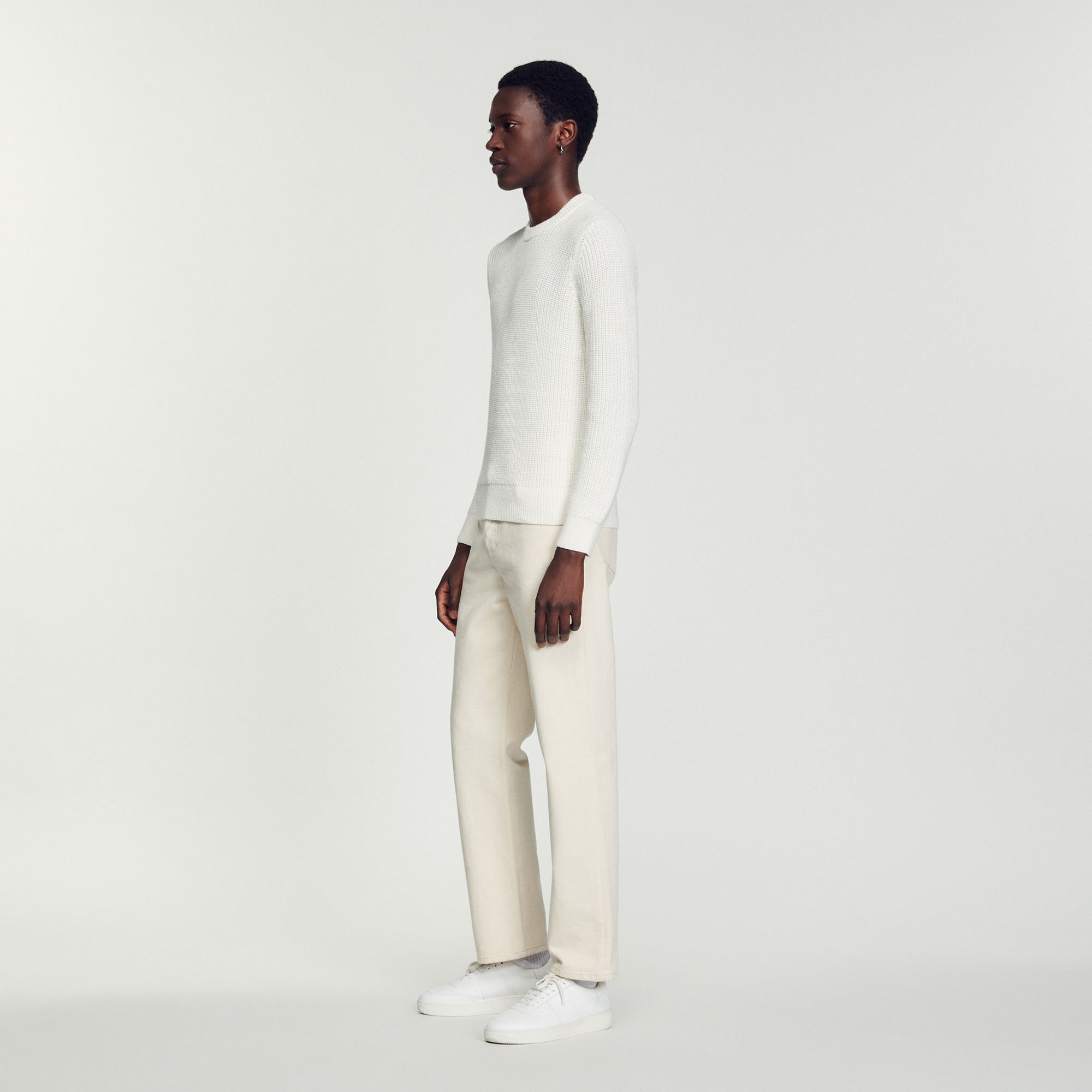 Cotton and silk sweater - 7