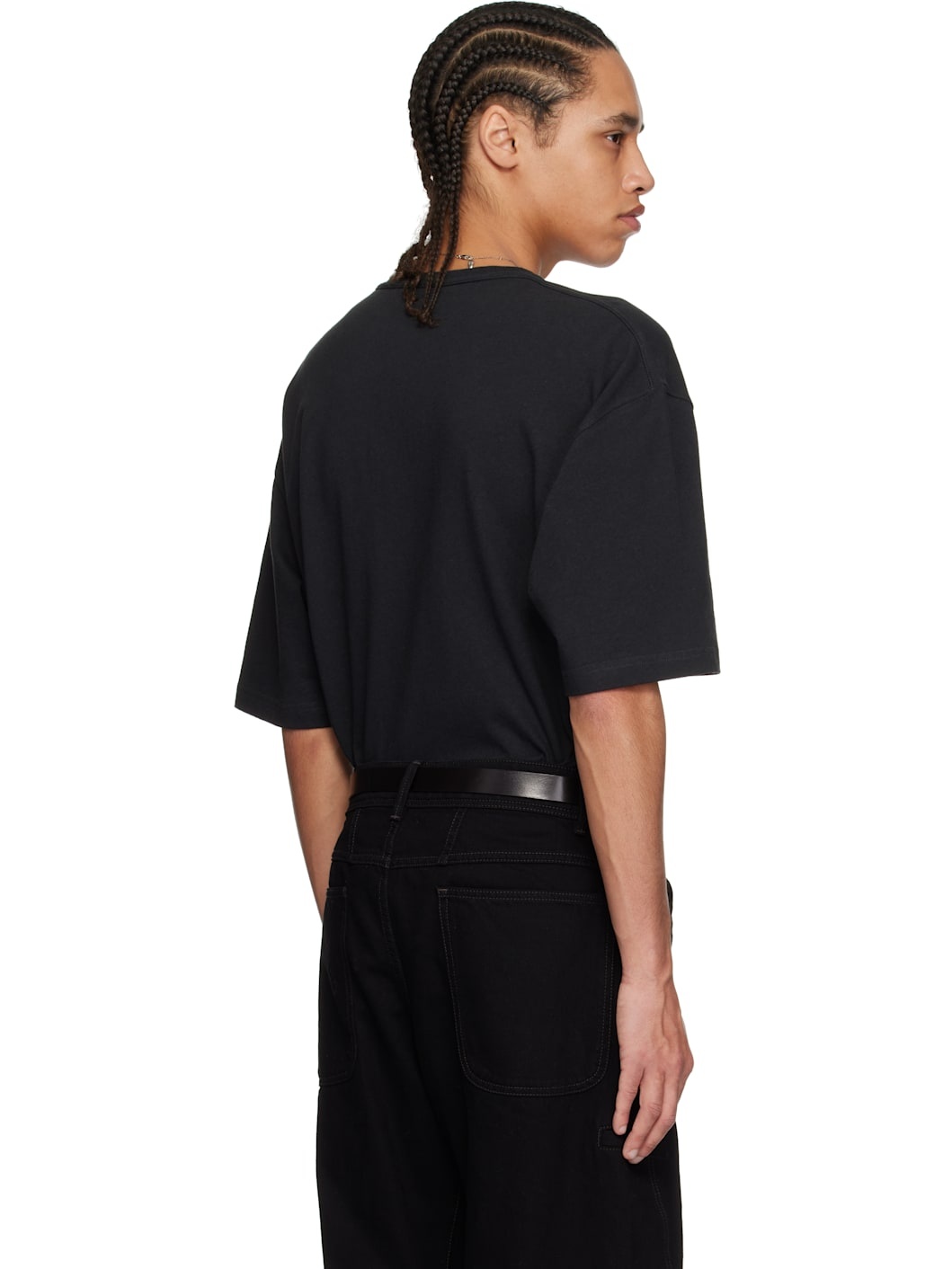 Black Boxy Short Sleeve T-shirt - 3