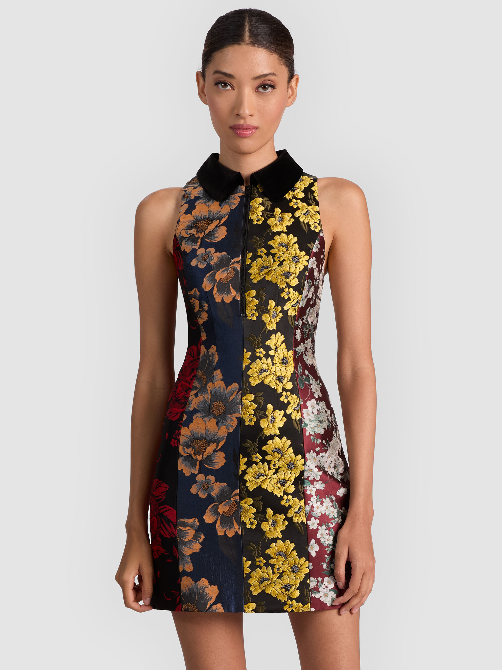 VELIA COLLARED MINI DRESS - 5