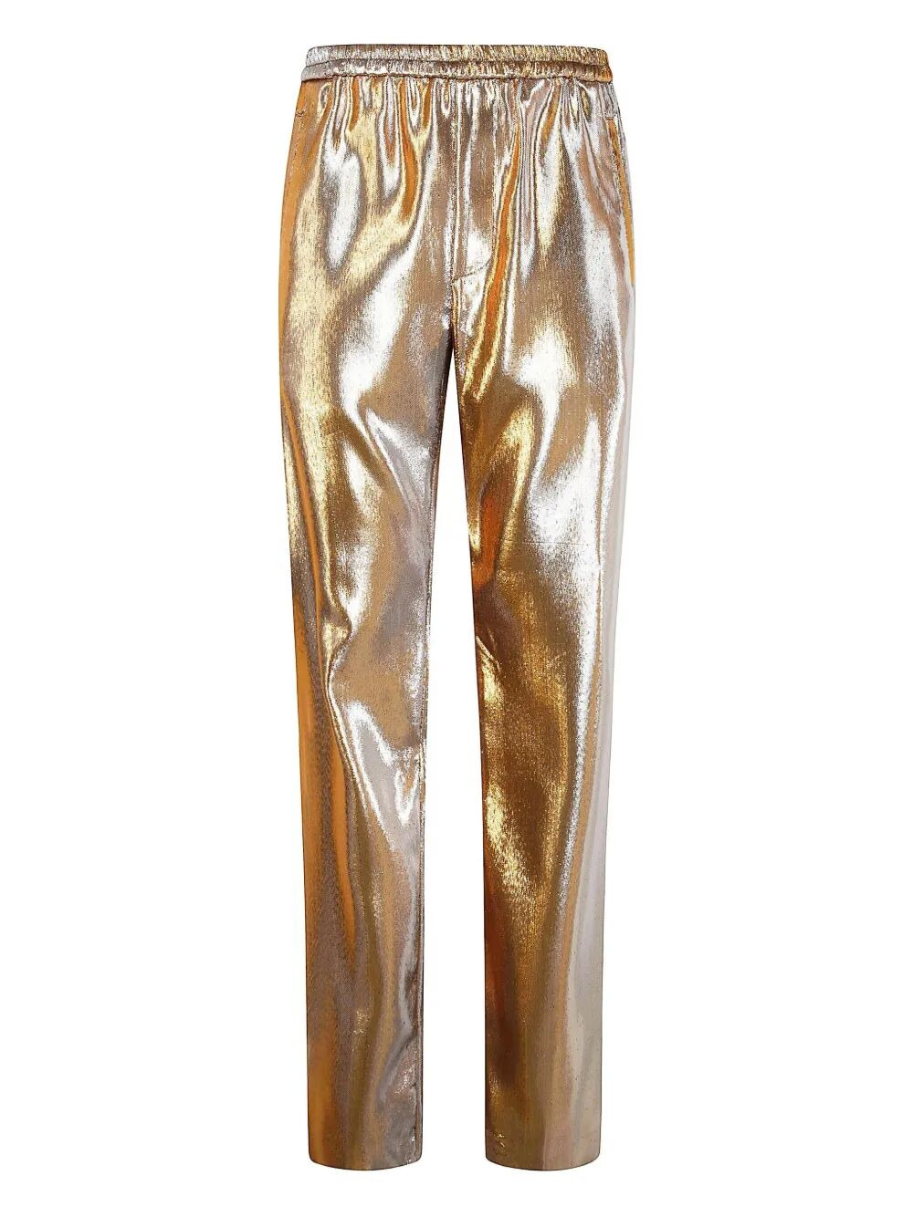 Dries Van Noten Men Pennams Metal Trousers - 1