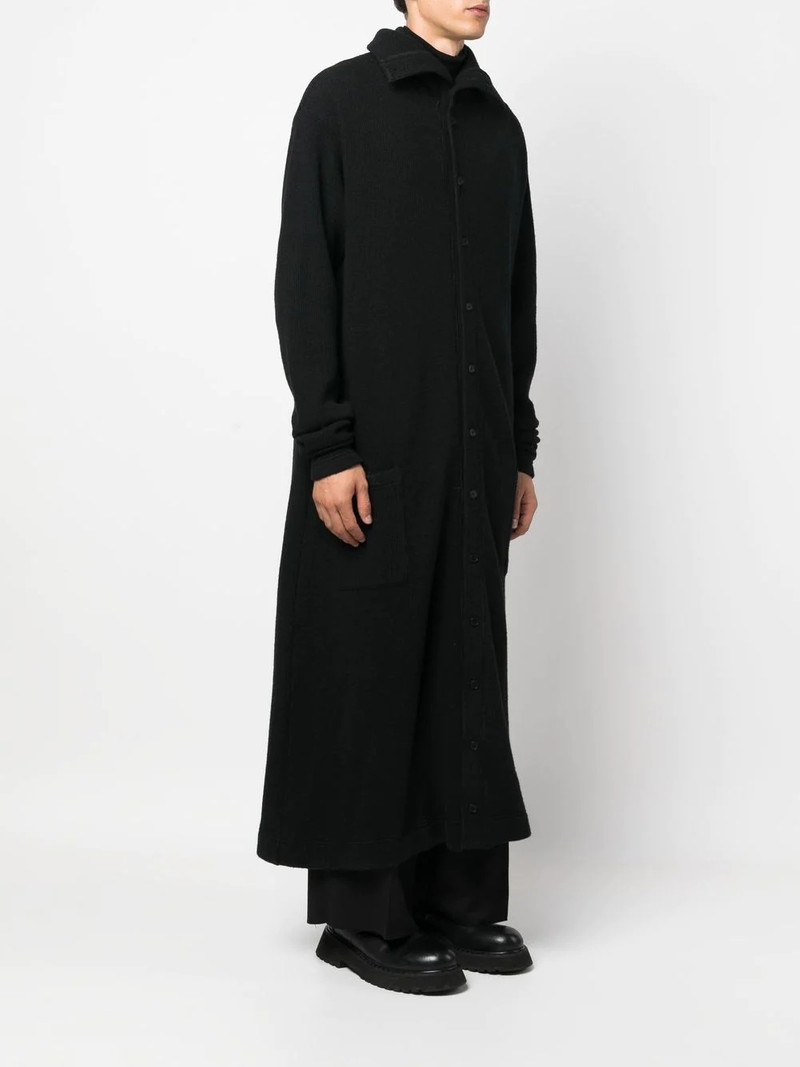 fine-knit ankle-length coat 3