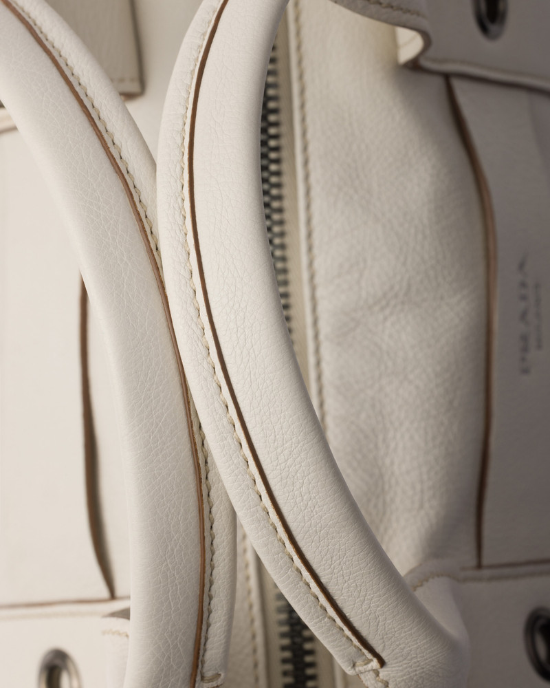 Prada Route large leather top-handle bag 6