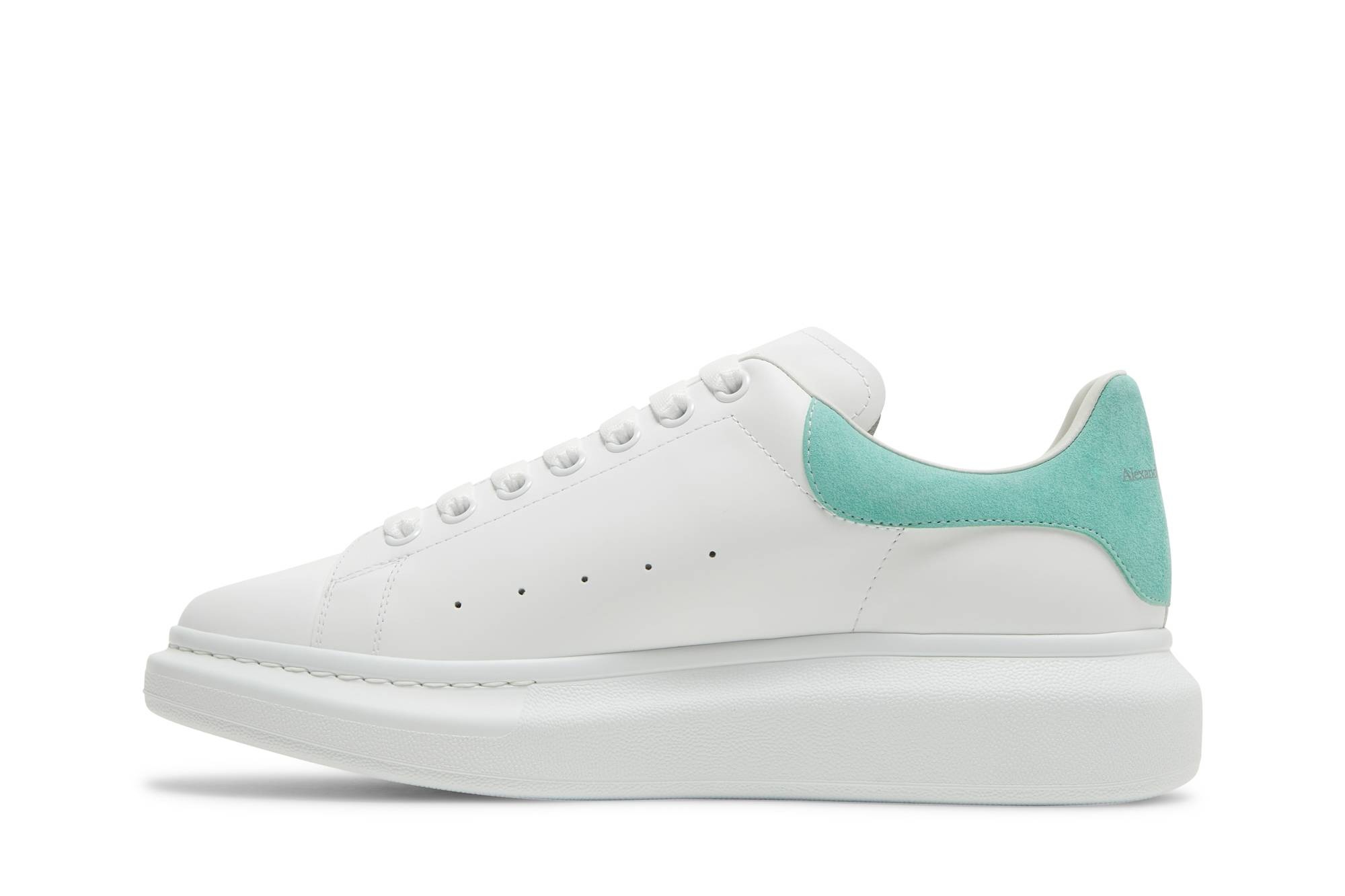 Alexander McQueen Oversized Sneaker 'White Teal' - 3