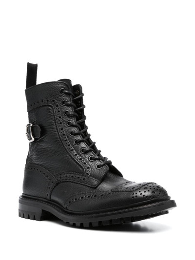 Tricker's lace-up leather ankle boots outlook