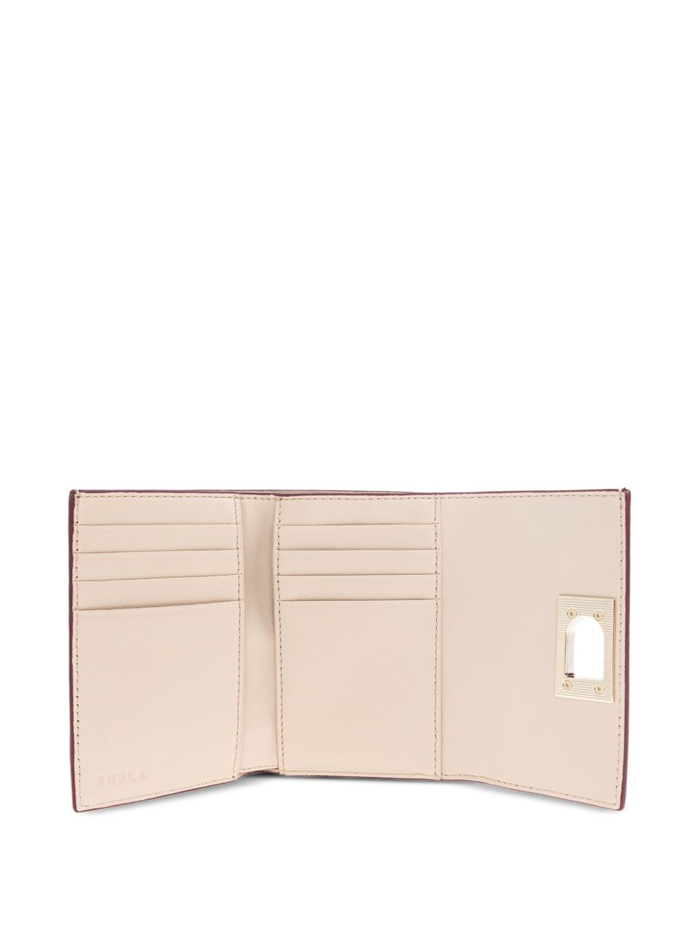 textured-leather clasp wallet - 5