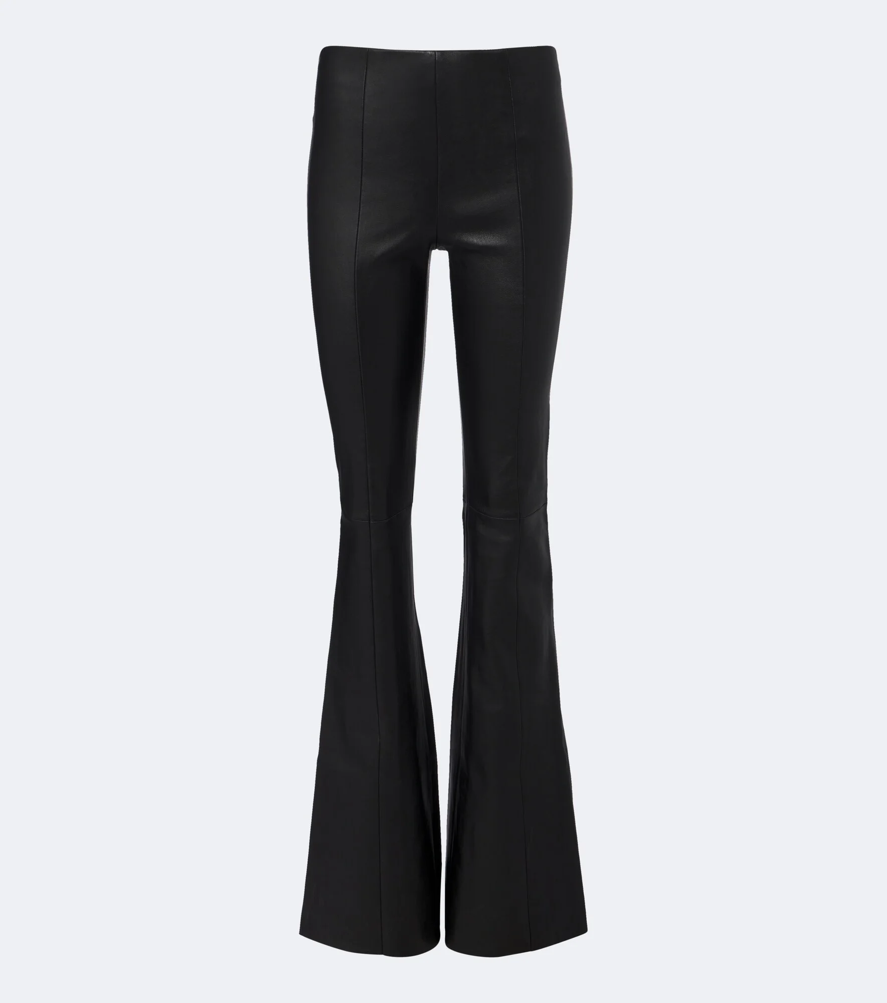Gege leather flared pants - 1