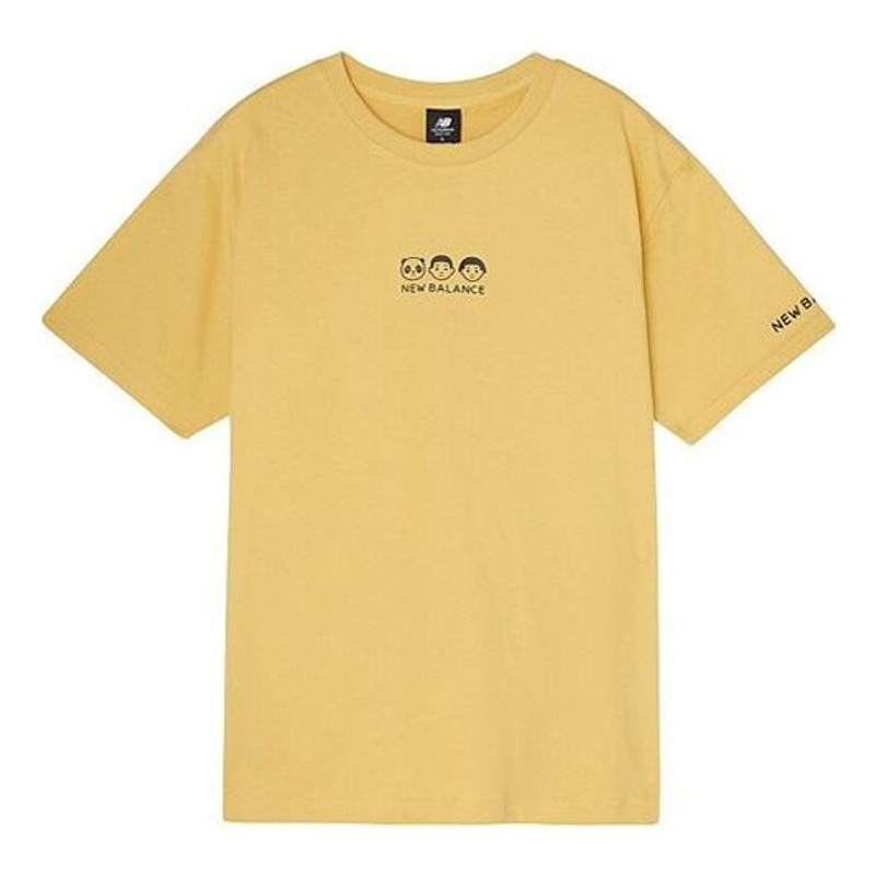 New Balance x Noritake Unisex Co-branded Round Neck Yellow AMT02369-YL - 1