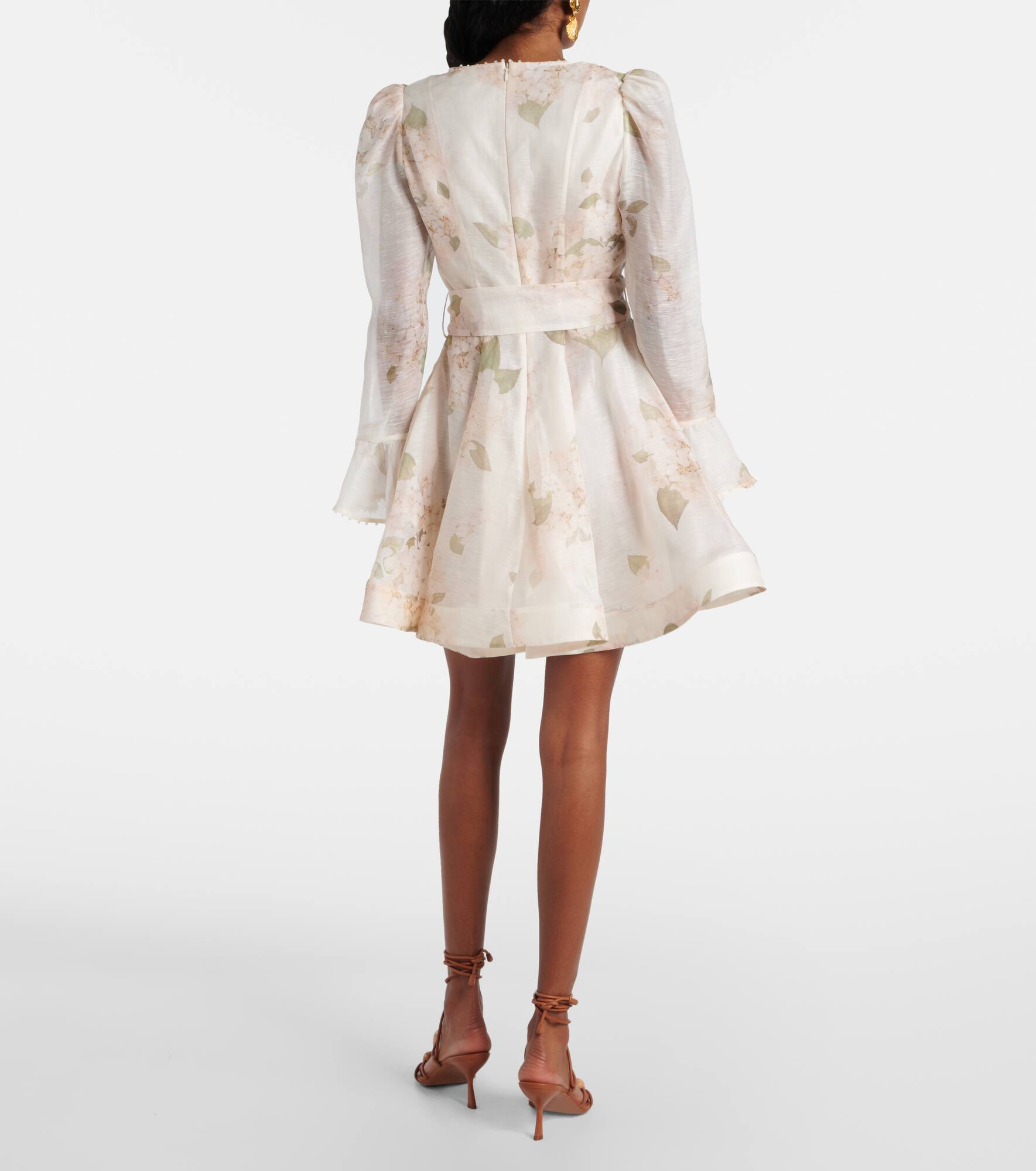 Balance linen and silk minidress - 3
