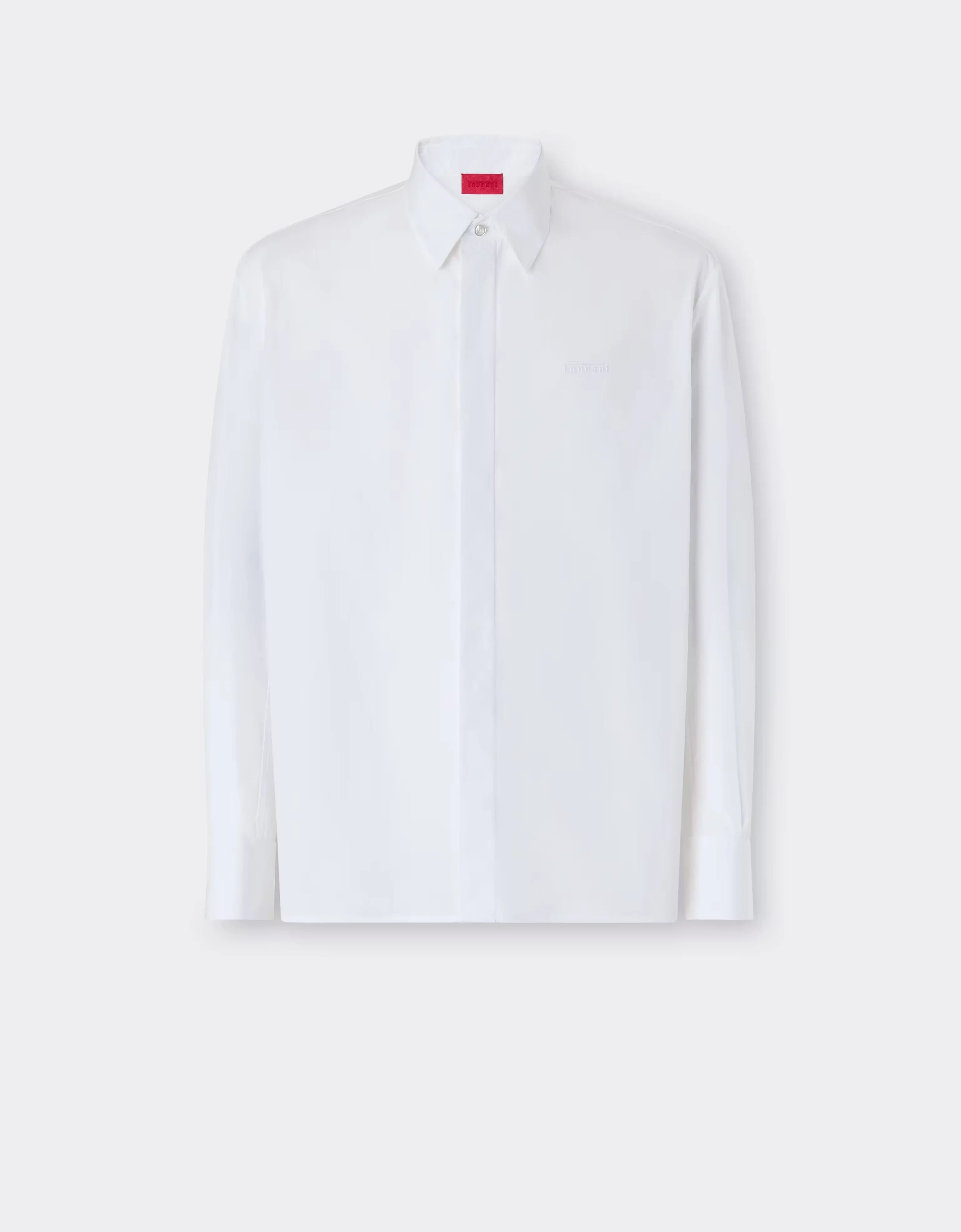 Embroidered Cotton Poplin Shirt - 1