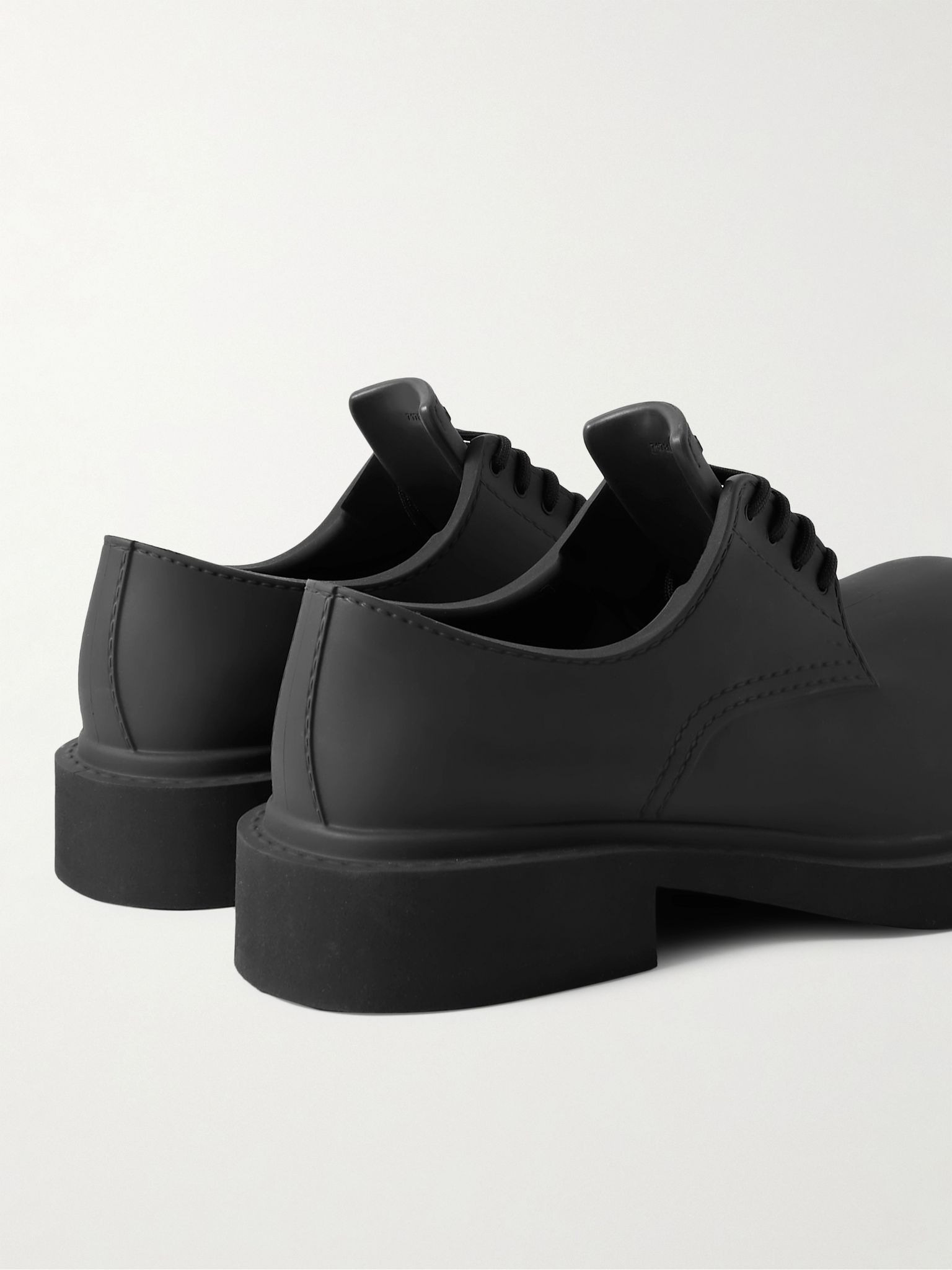 Rubber Derby Shoes Black - 5