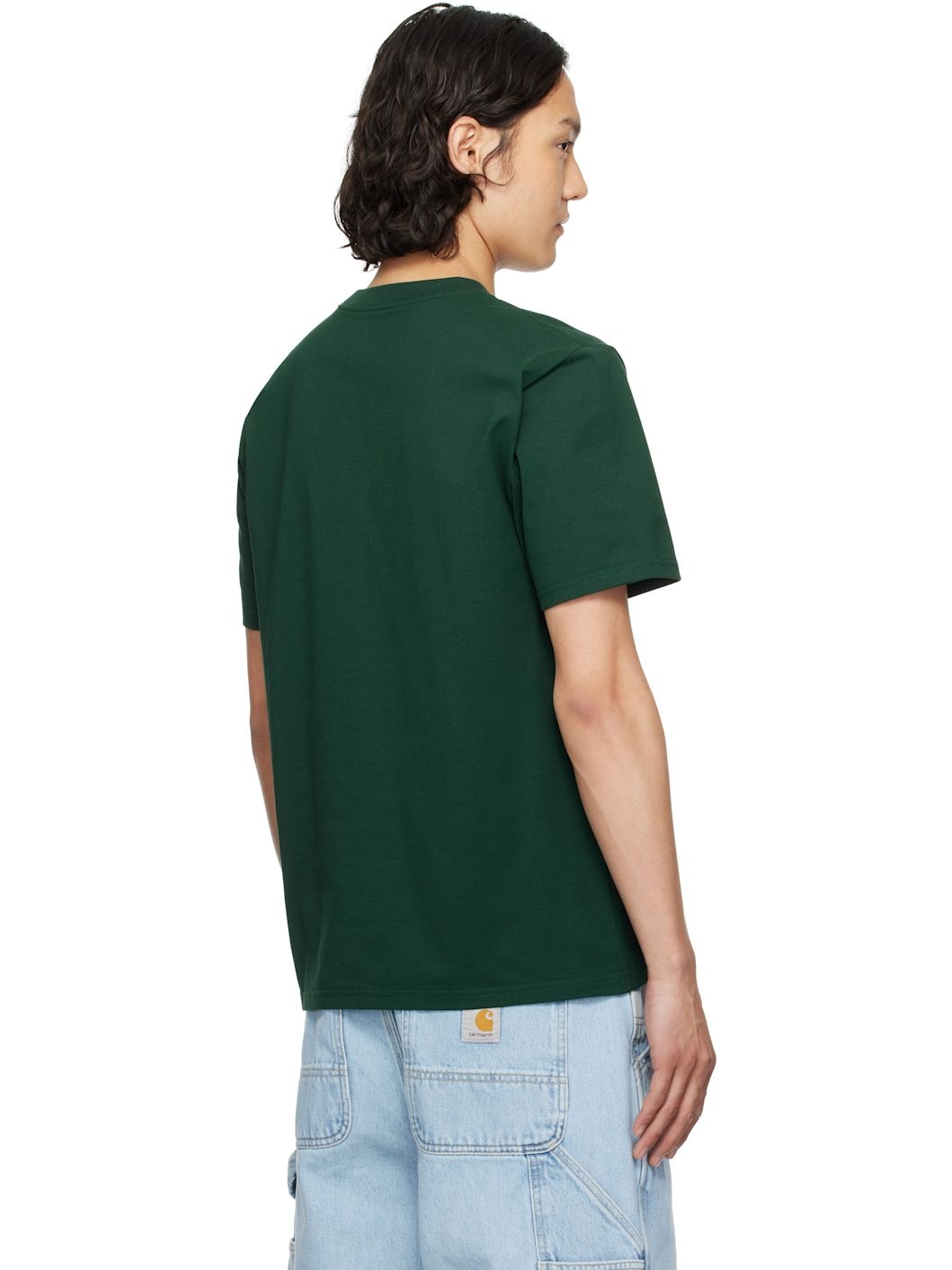 Green S/S University Script T-Shirt - 3