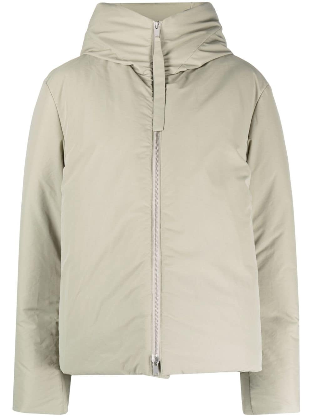 padded down hooded jacket - 2