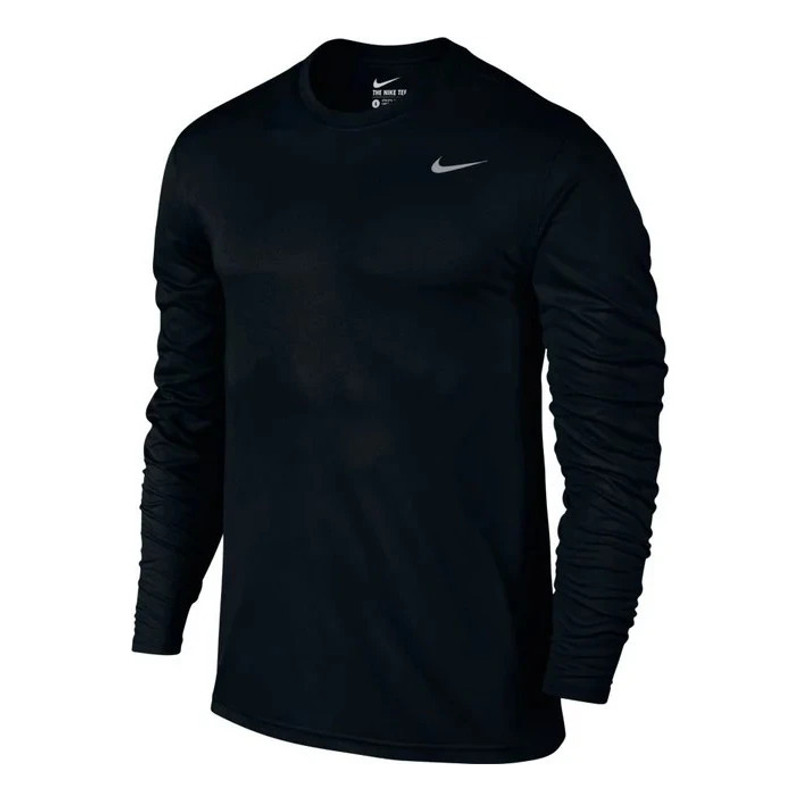 Nike 드리프 전설 긴 소매 피트니스 탑 '블랙' 718837-010 - 1