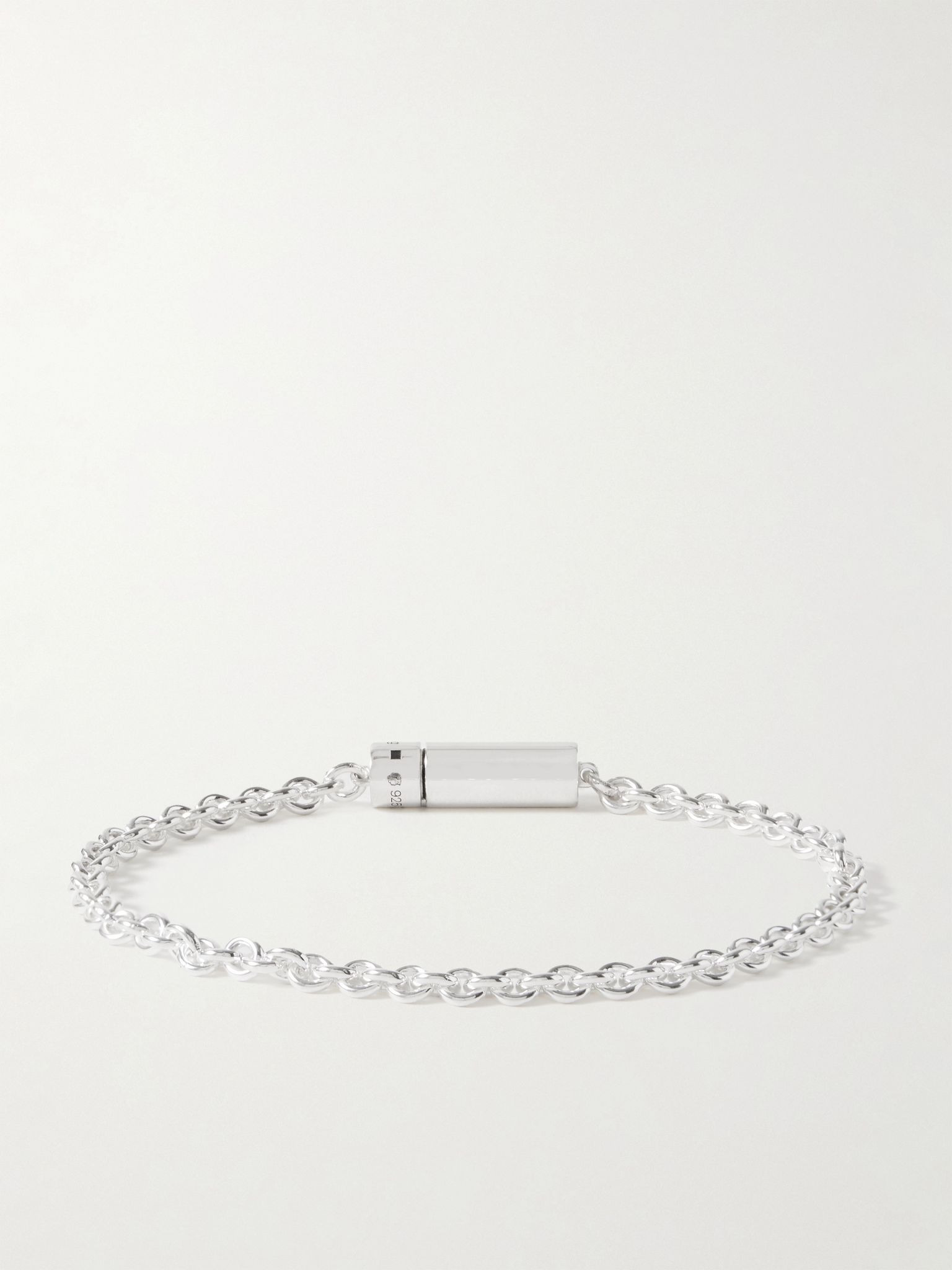 11g Recycled Sterling Silver Chain Bracelet Silver - 3