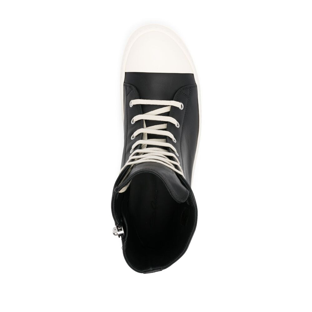 Rick Owens Black Trainers - Hi-Tops Men - 3