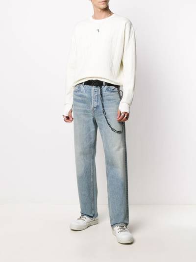 Ambush drop shoulder padded sweatshirt outlook